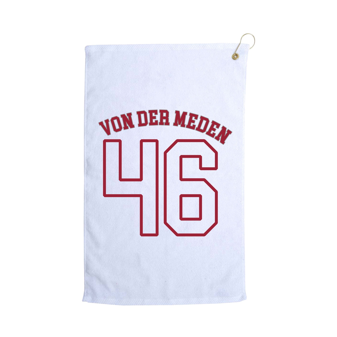 Golf Towel — Shirsey Arch in White