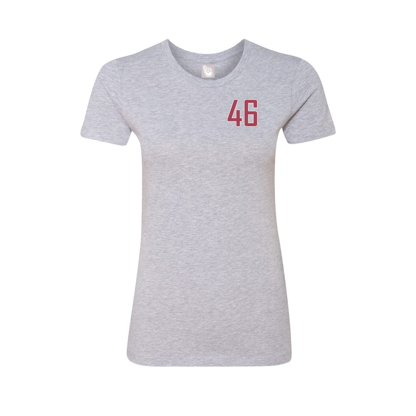 Fitted Women's Tee — Front Shirsy in Grey