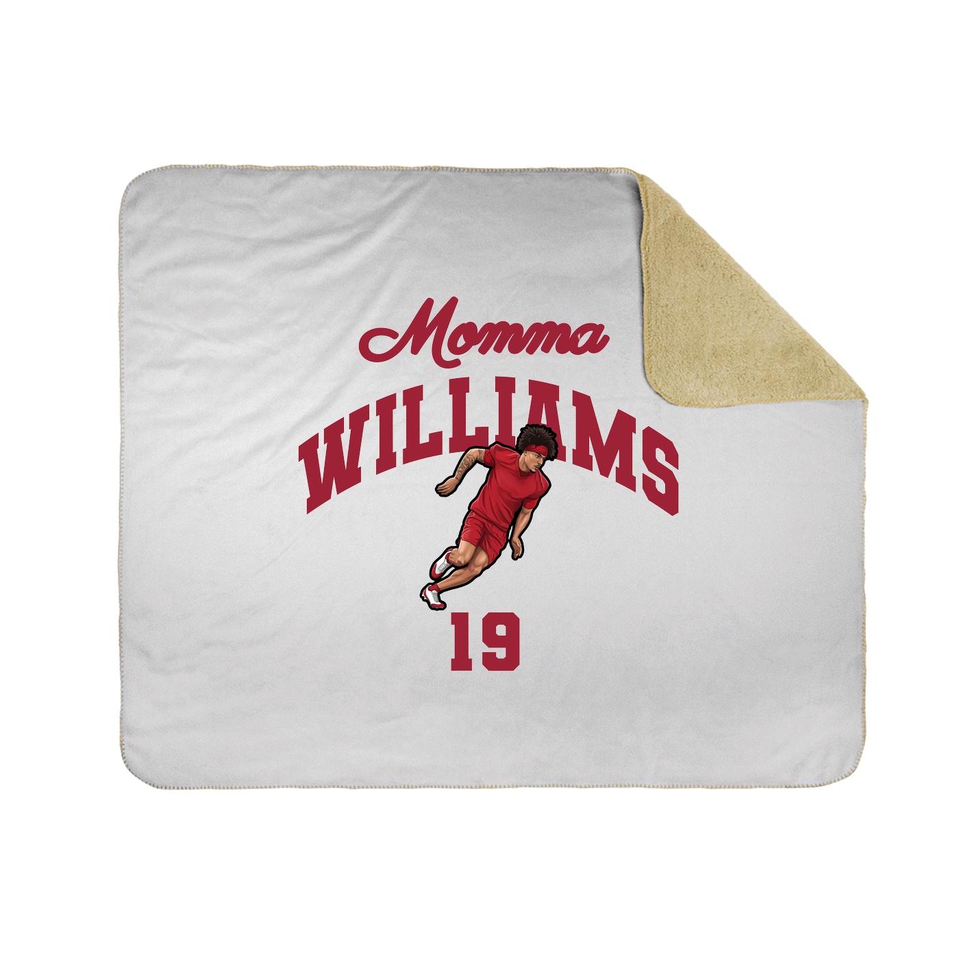 Throw Blanket — Mothers Day Arch in White