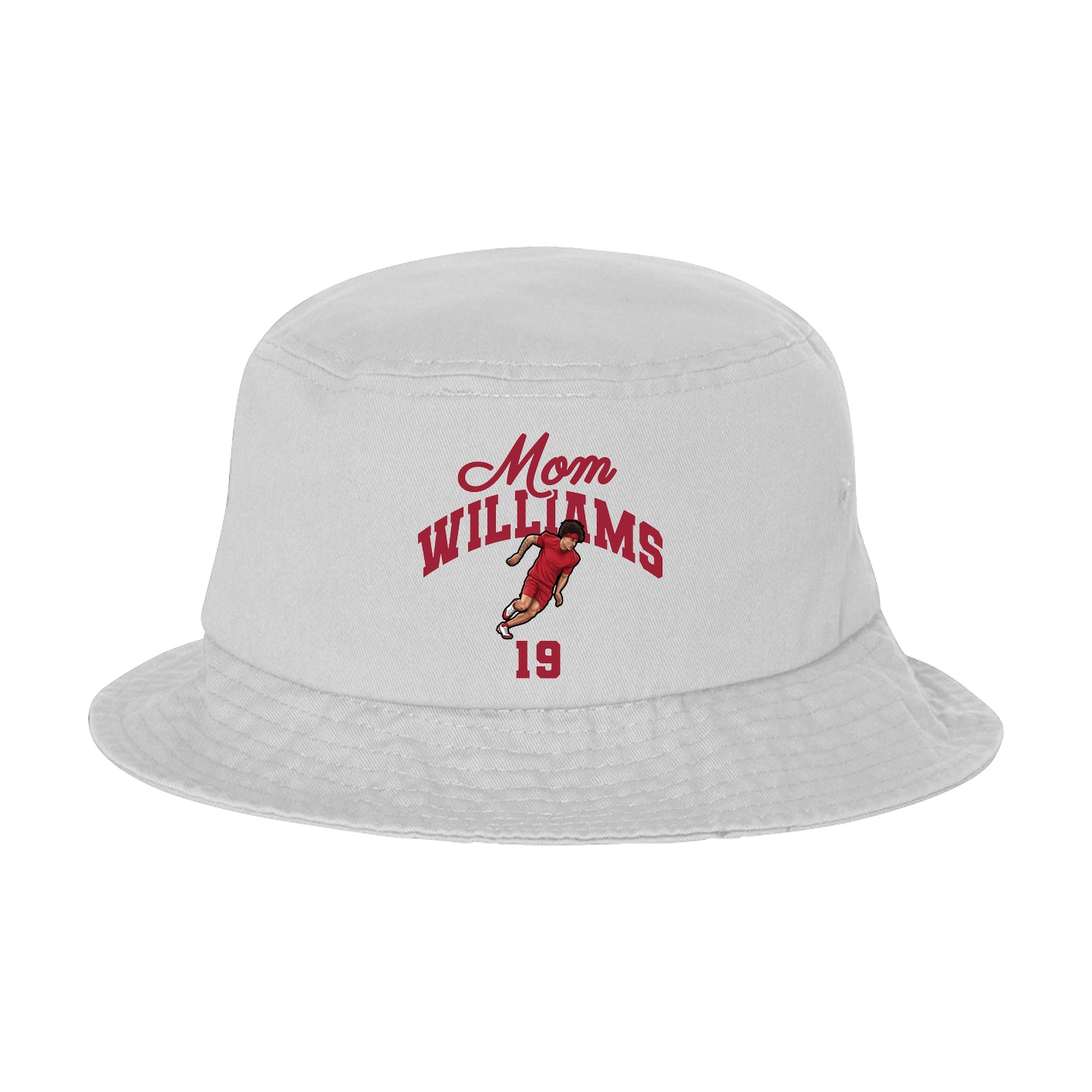 Bucket Cap — Mothers Day Arch in White