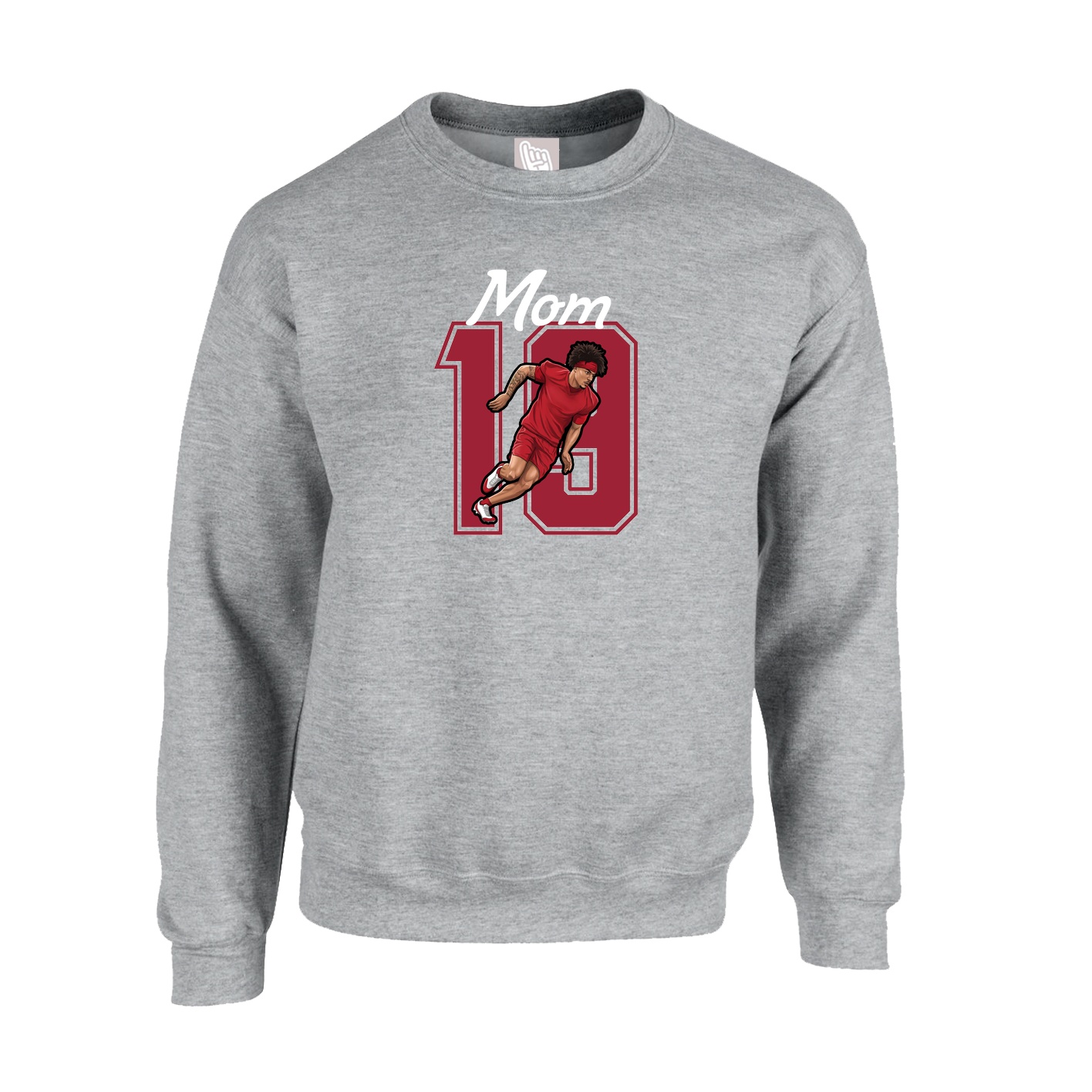 Fleece Crew — Mothers Day Shirsey in Grey