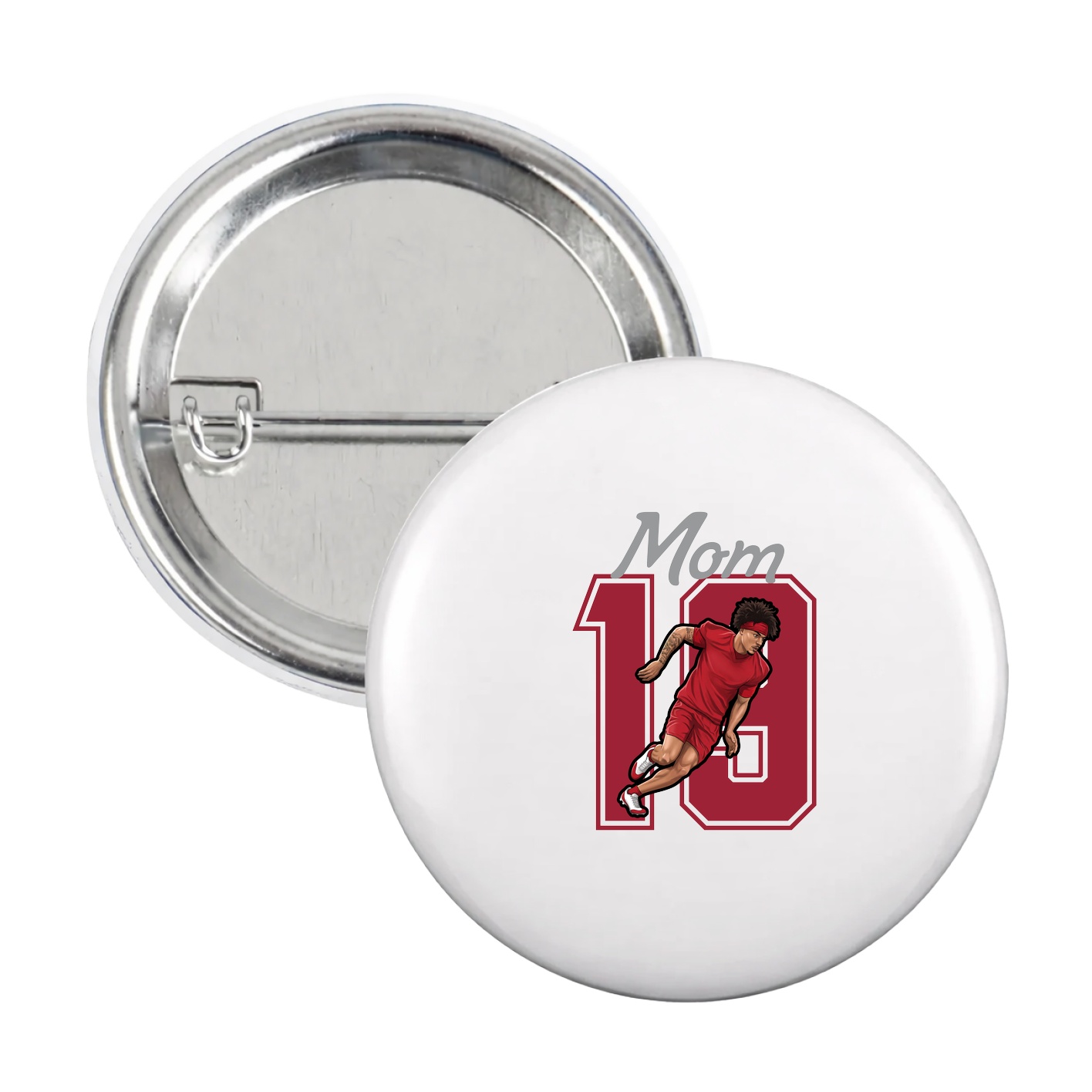 Game Day Button — Mothers Day Shirsey in White