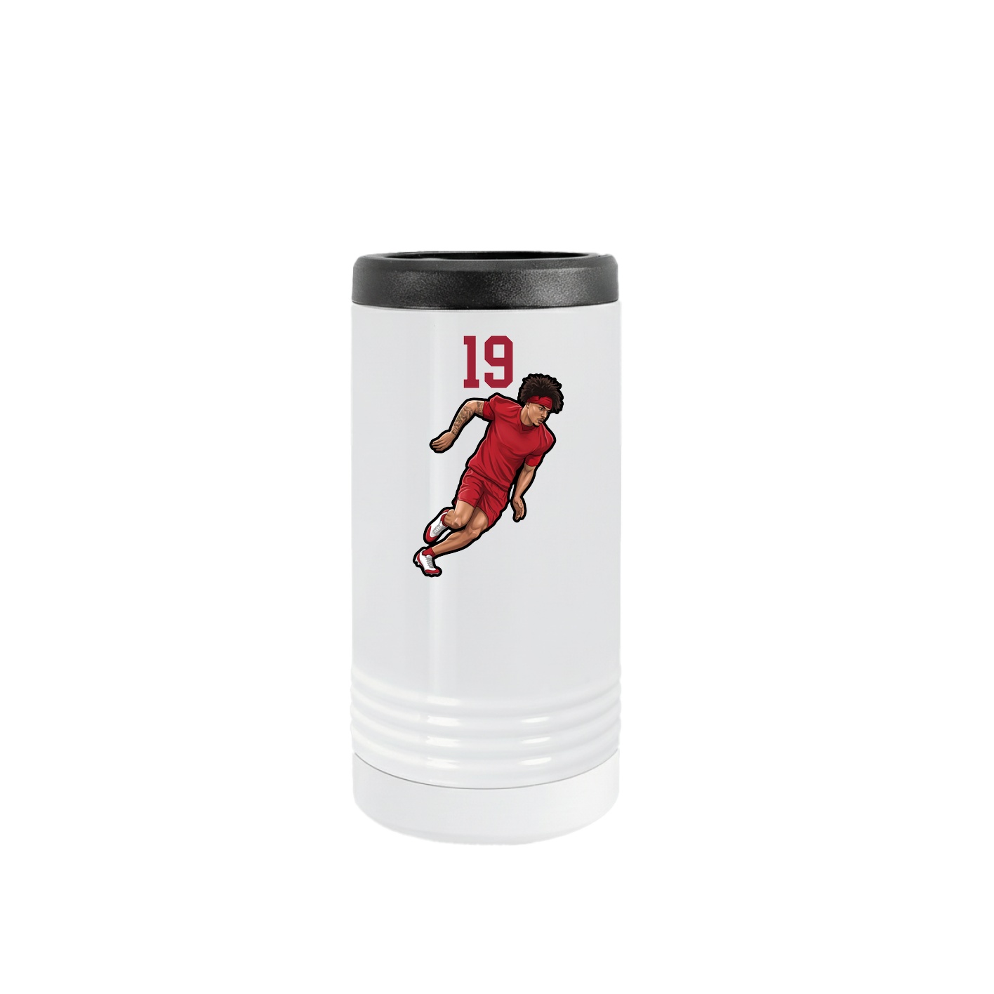 Slim Beverage Holder — Number Top in White