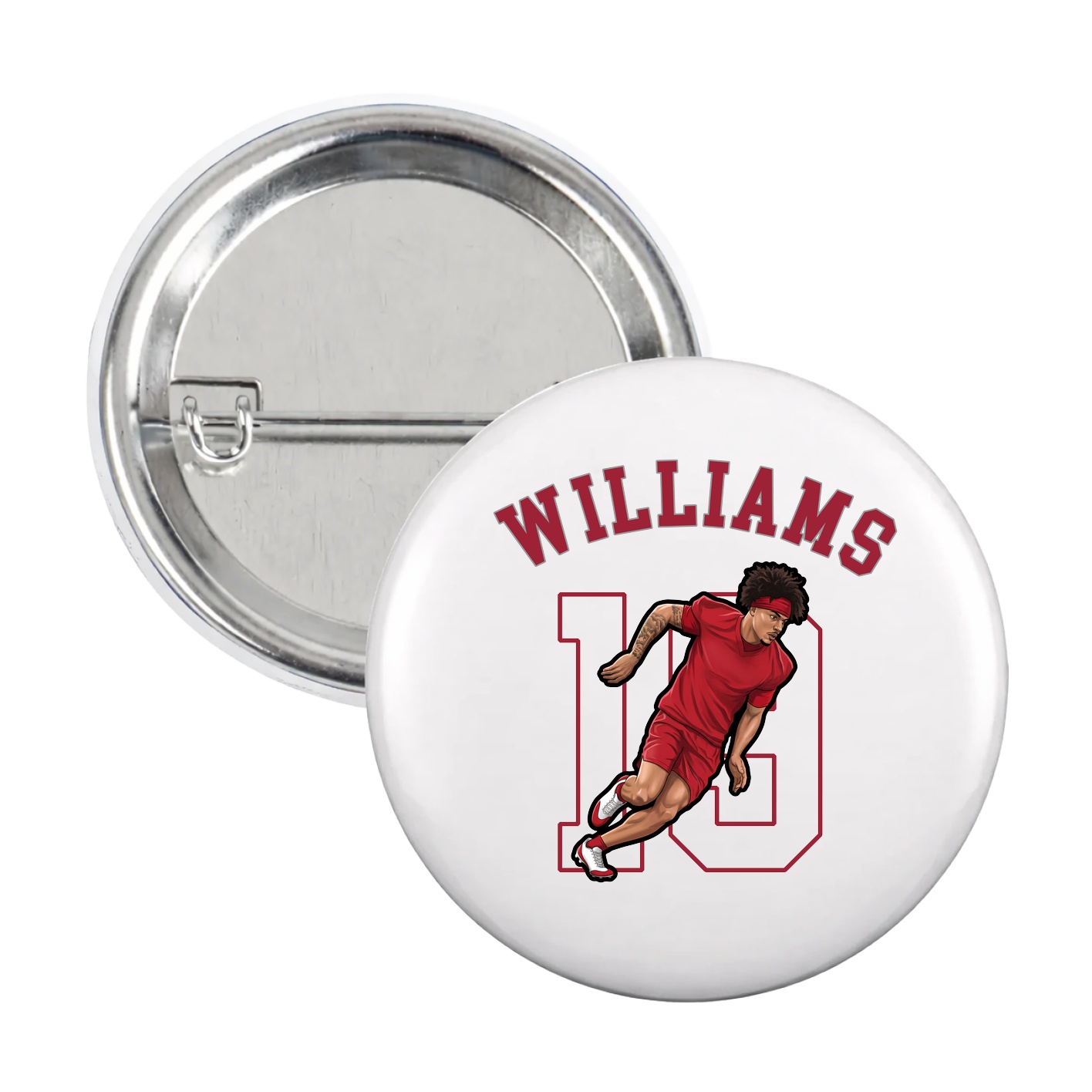 Game Day Button — Shirsey Arch in White