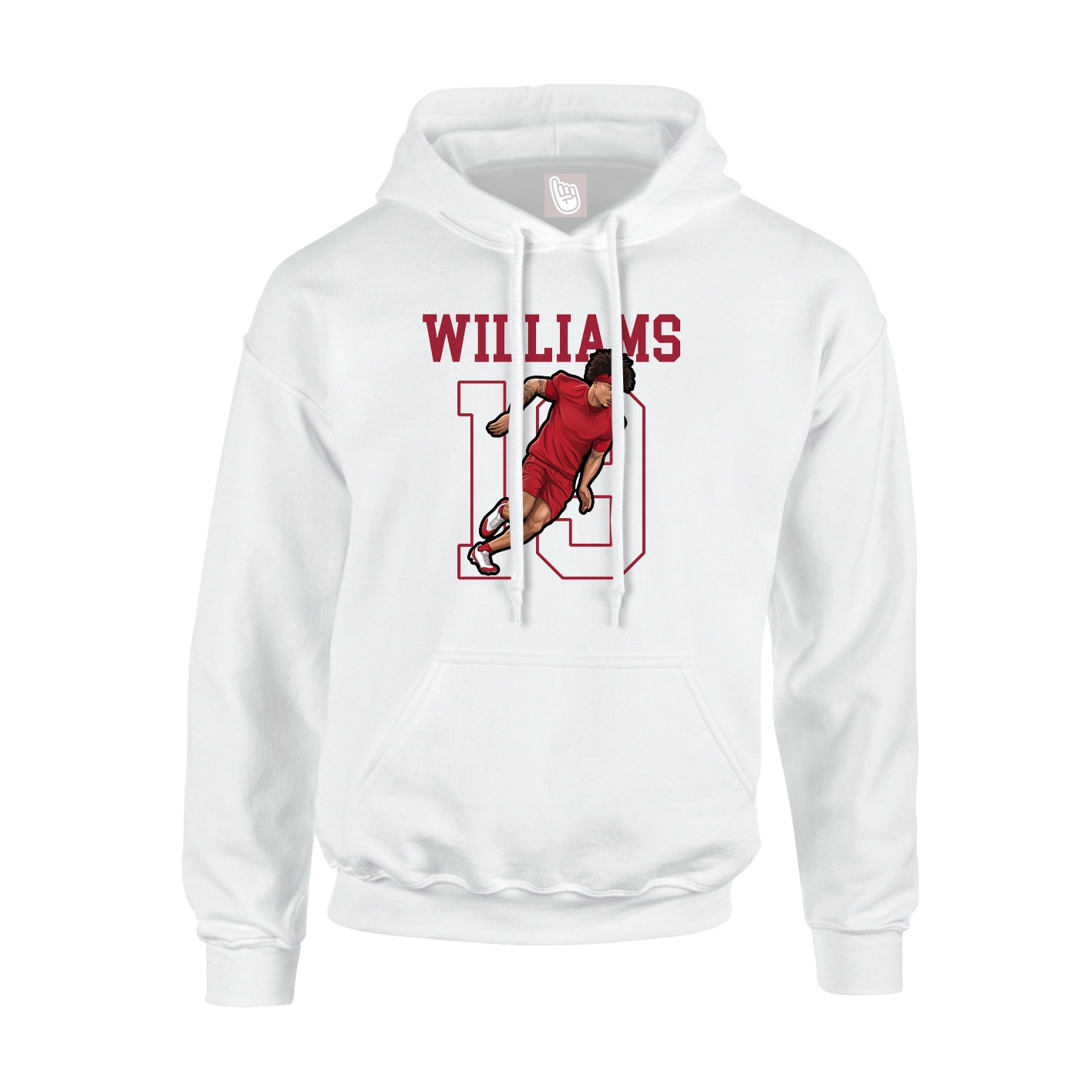 Hoodie — Shirsey in White
