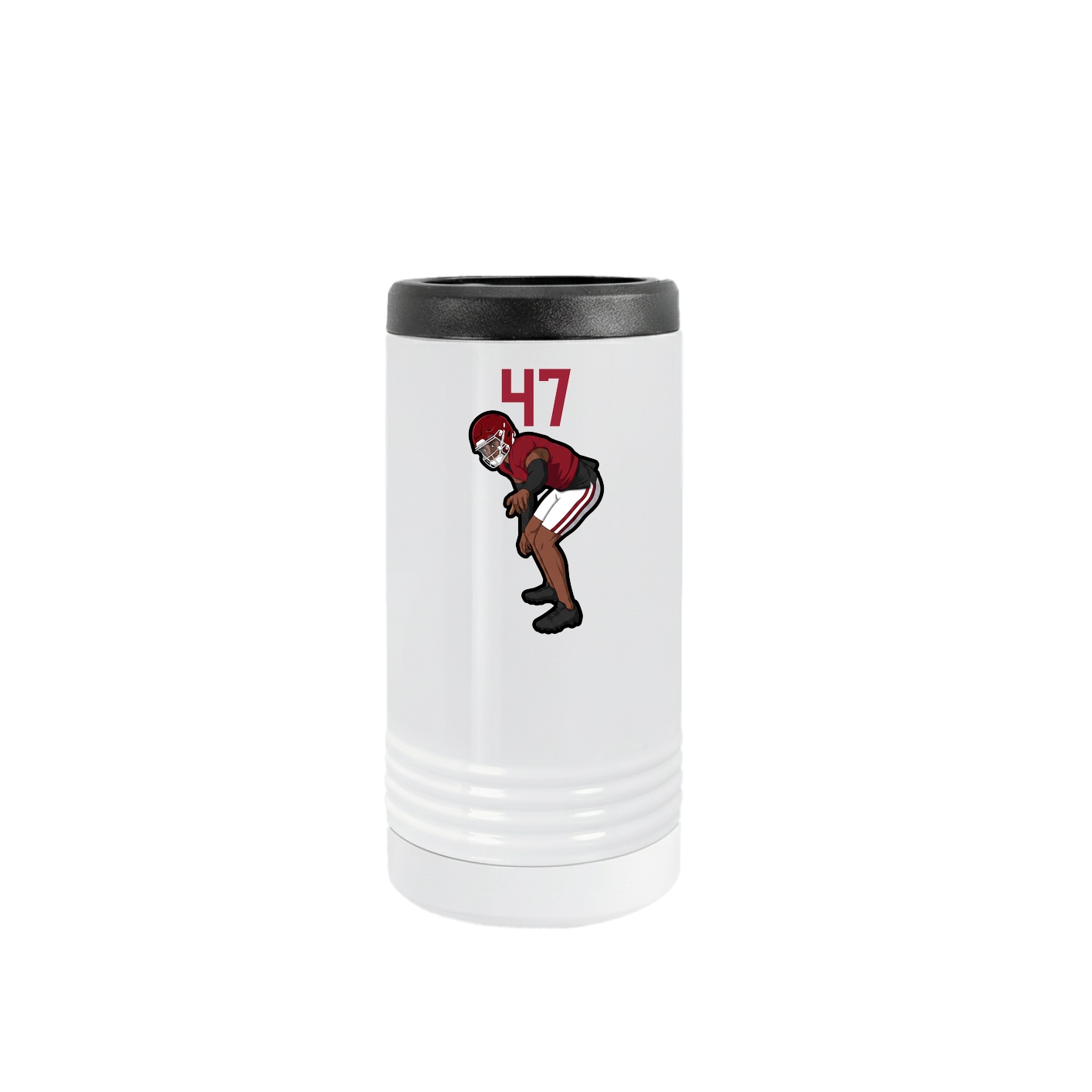 Slim Beverage Holder — Number Top in White