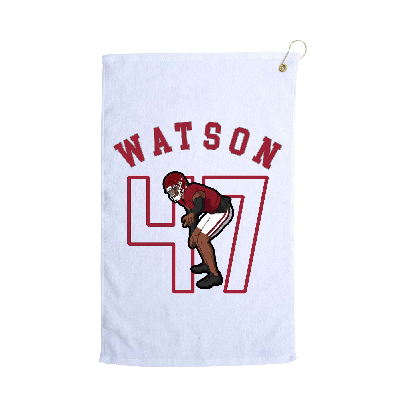 Golf Towel — Shirsey Arch in White