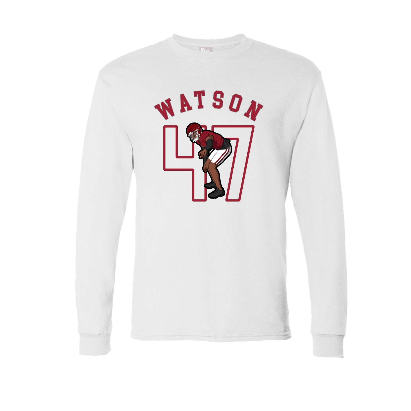Long Sleeve Tee — Shirsey Arch in White