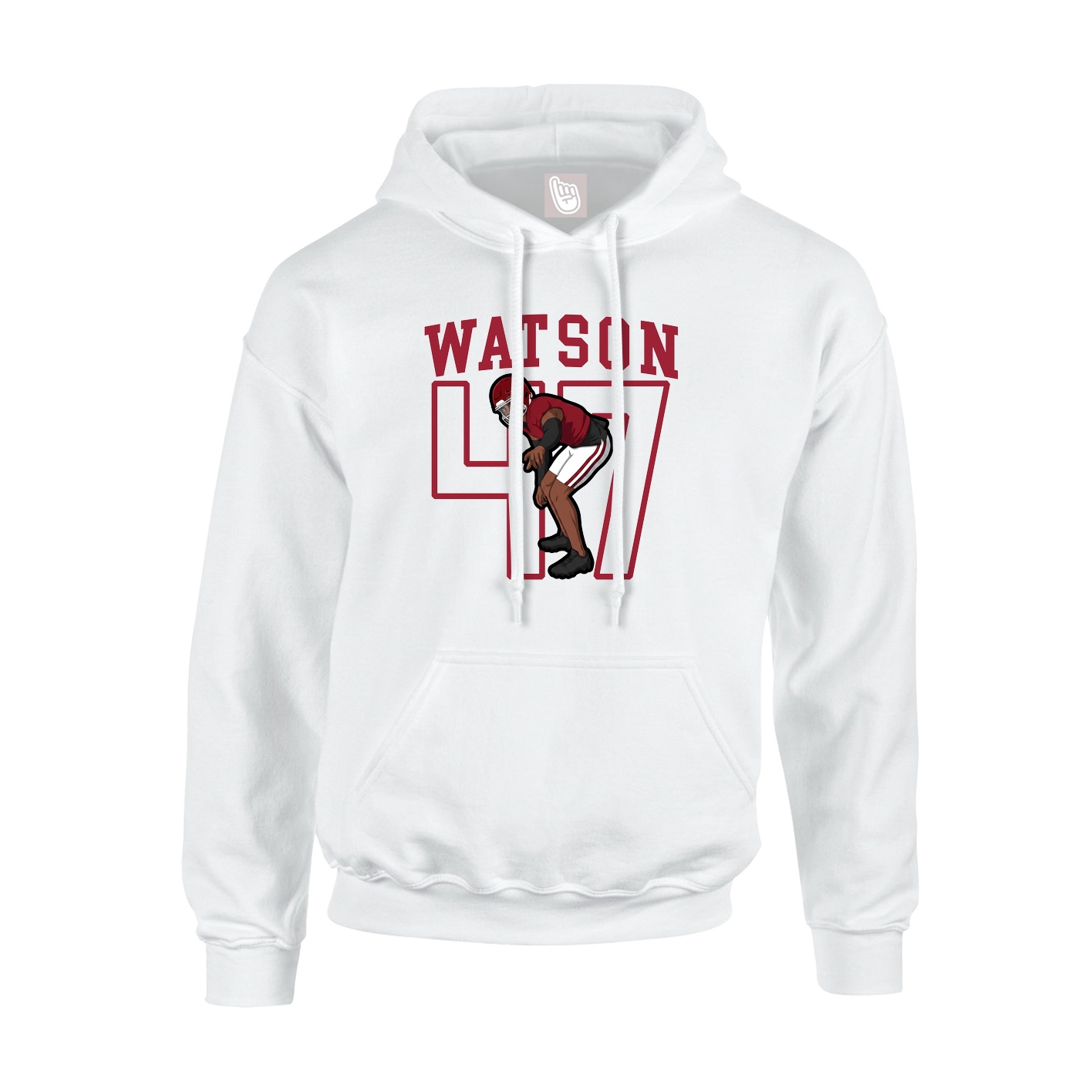 Hoodie — Shirsey in White