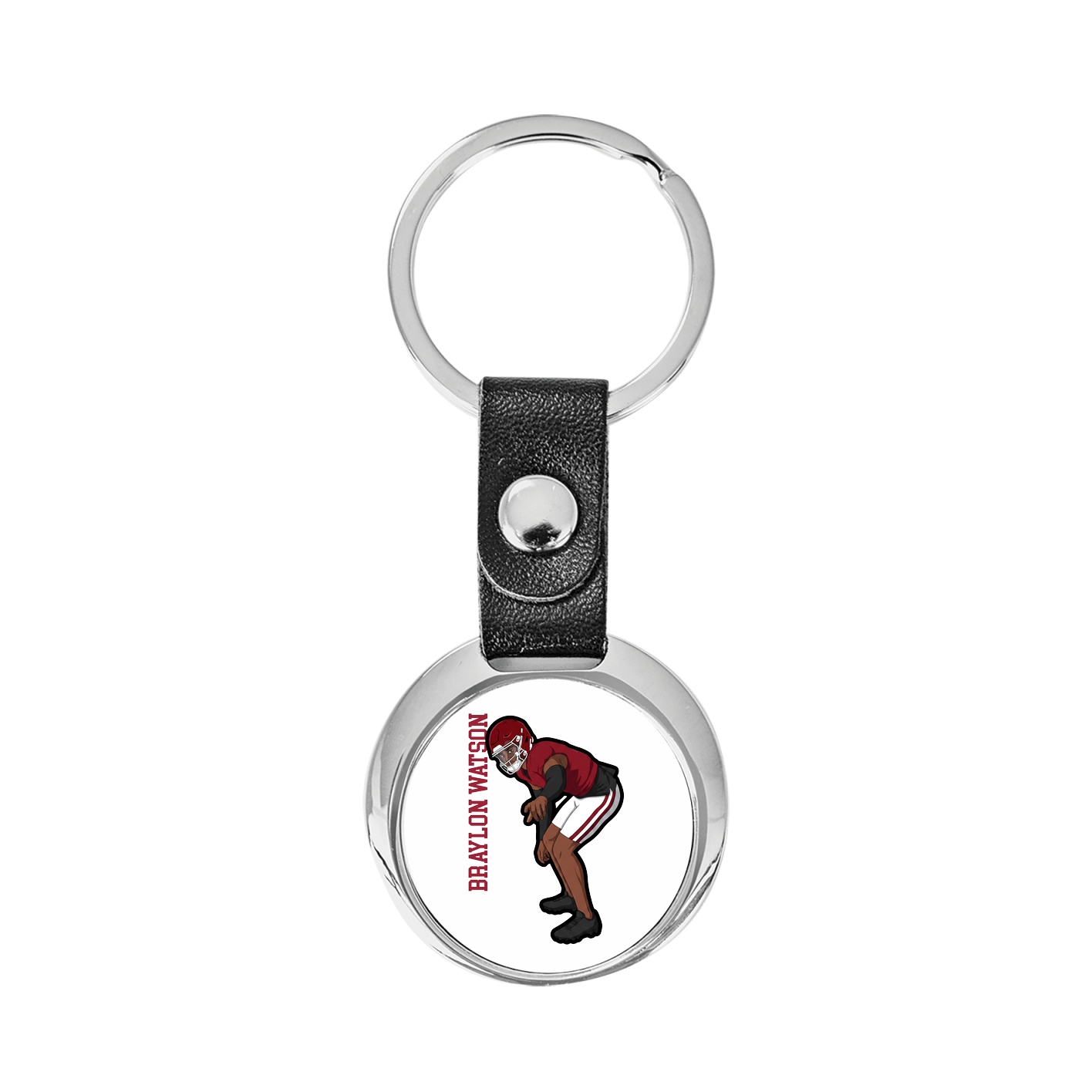 Key Chain — Name Vertical in Classic