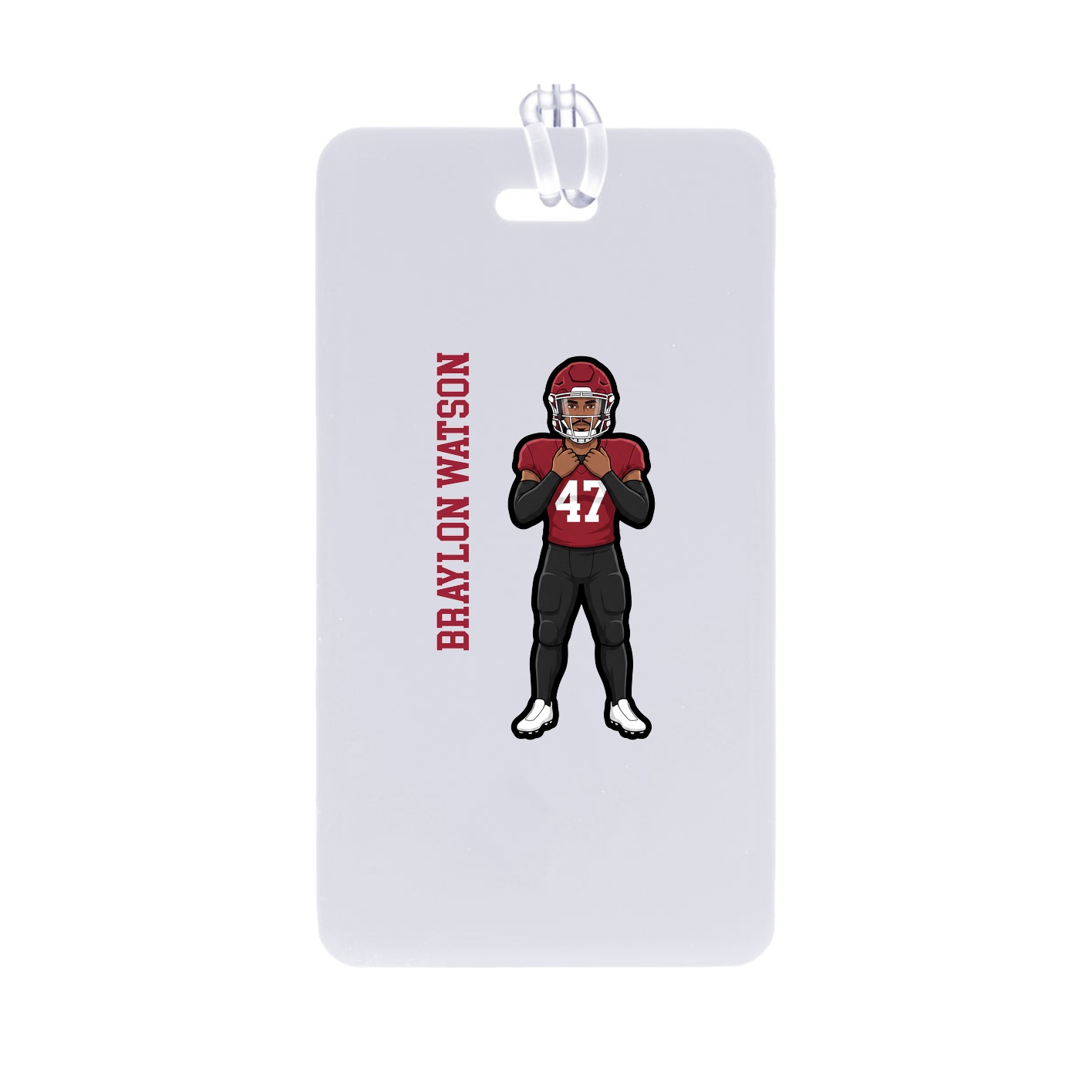 Bag Tag — Name Vertical in Classic