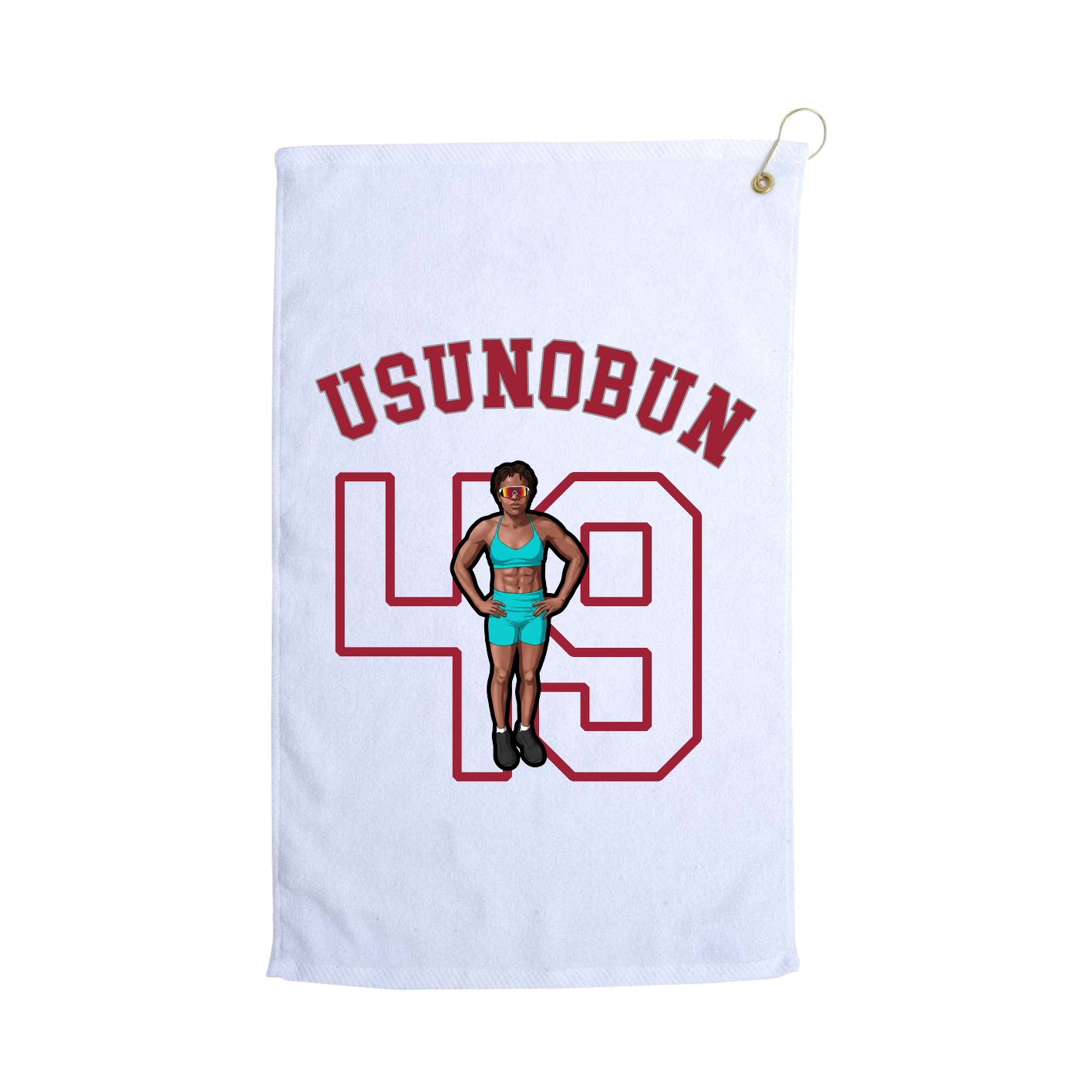 Golf Towel — Shirsey Arch in White