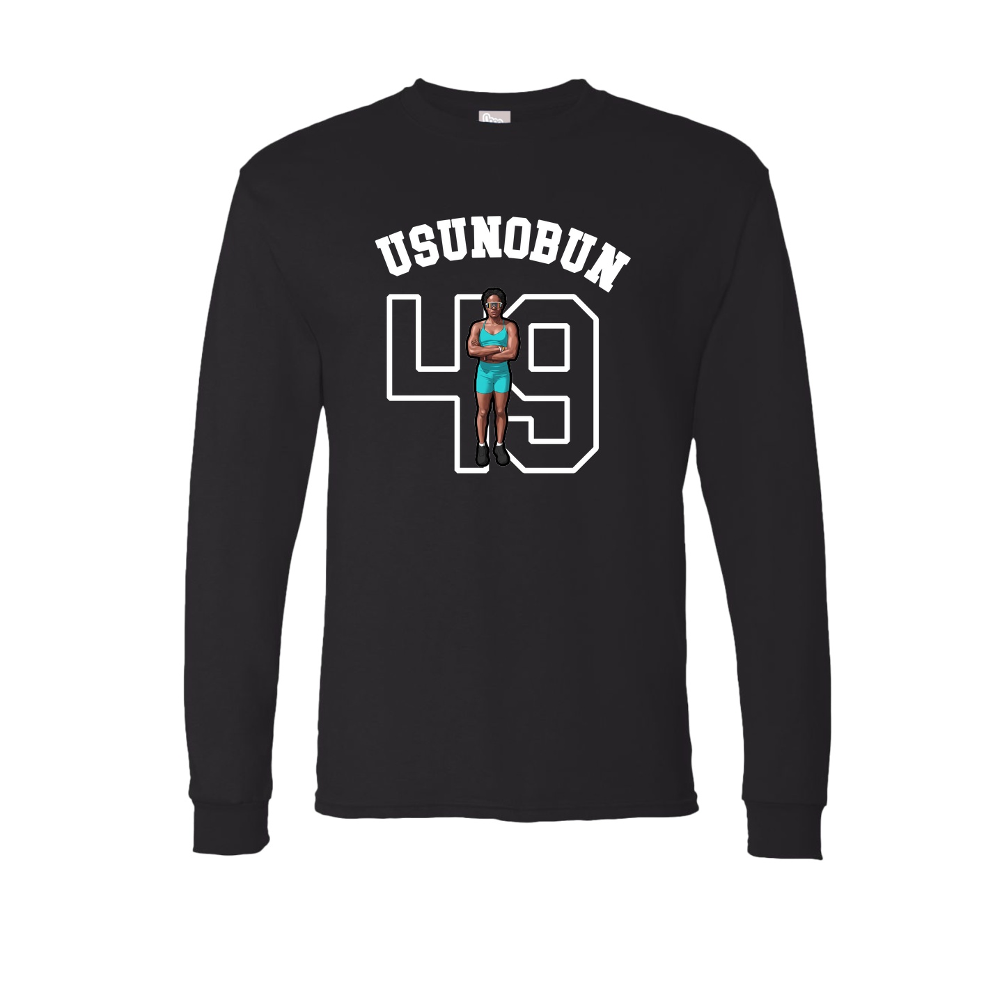 Long Sleeve Tee — Shirsey Arch in Black