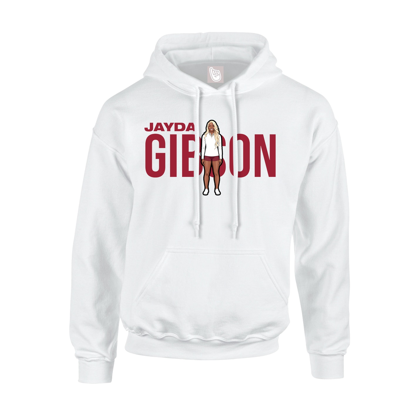 Hoodie — Player Name in White
