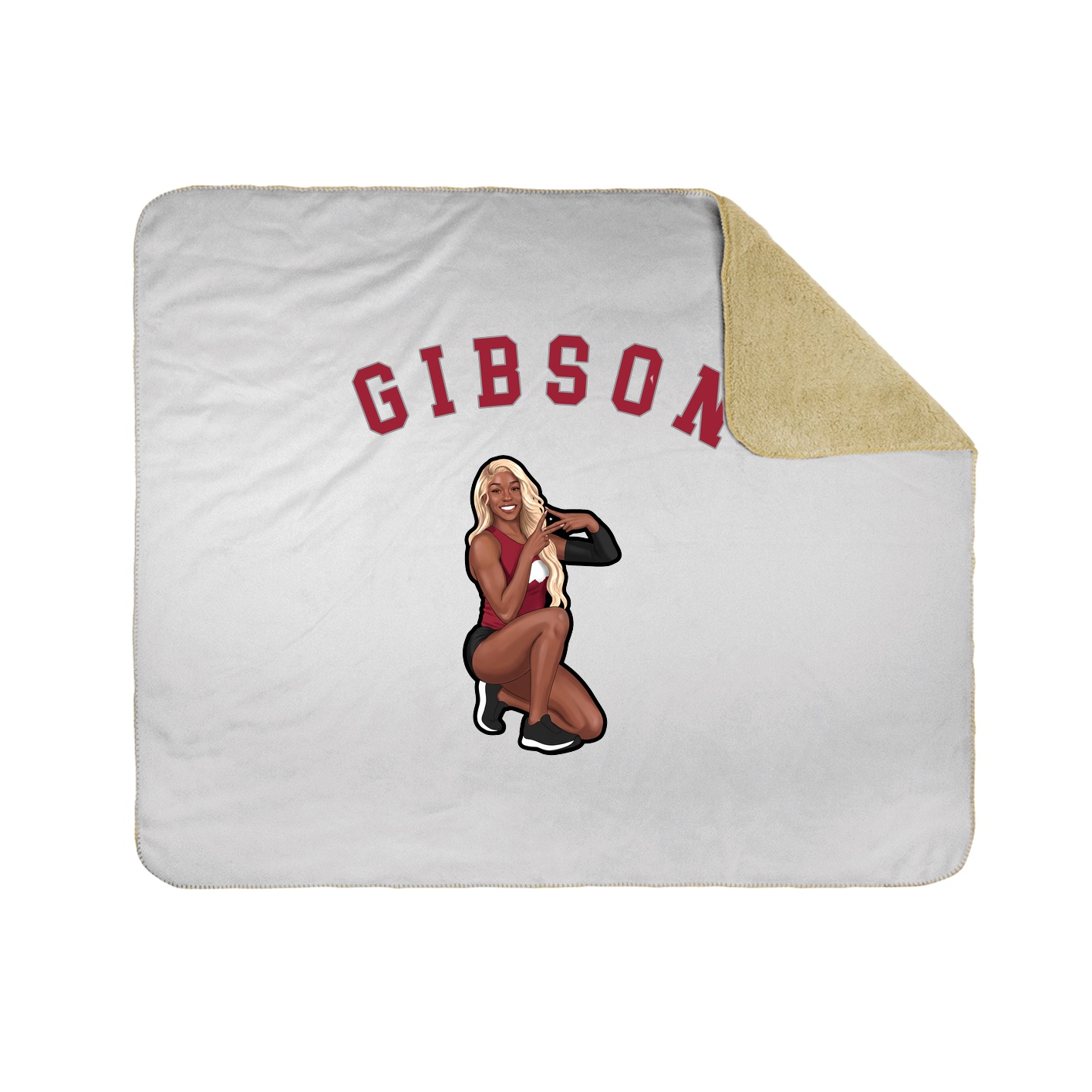 Throw Blanket — Shirsey Arch in White