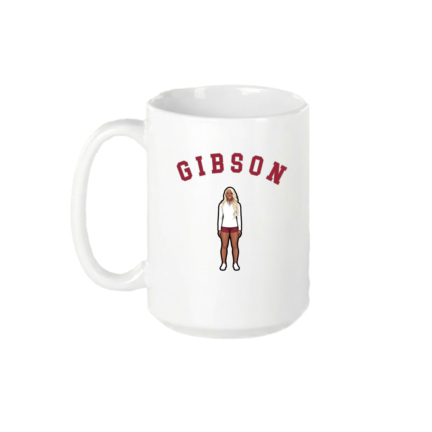 15oz Coffee Mug — Shirsey Arch in White