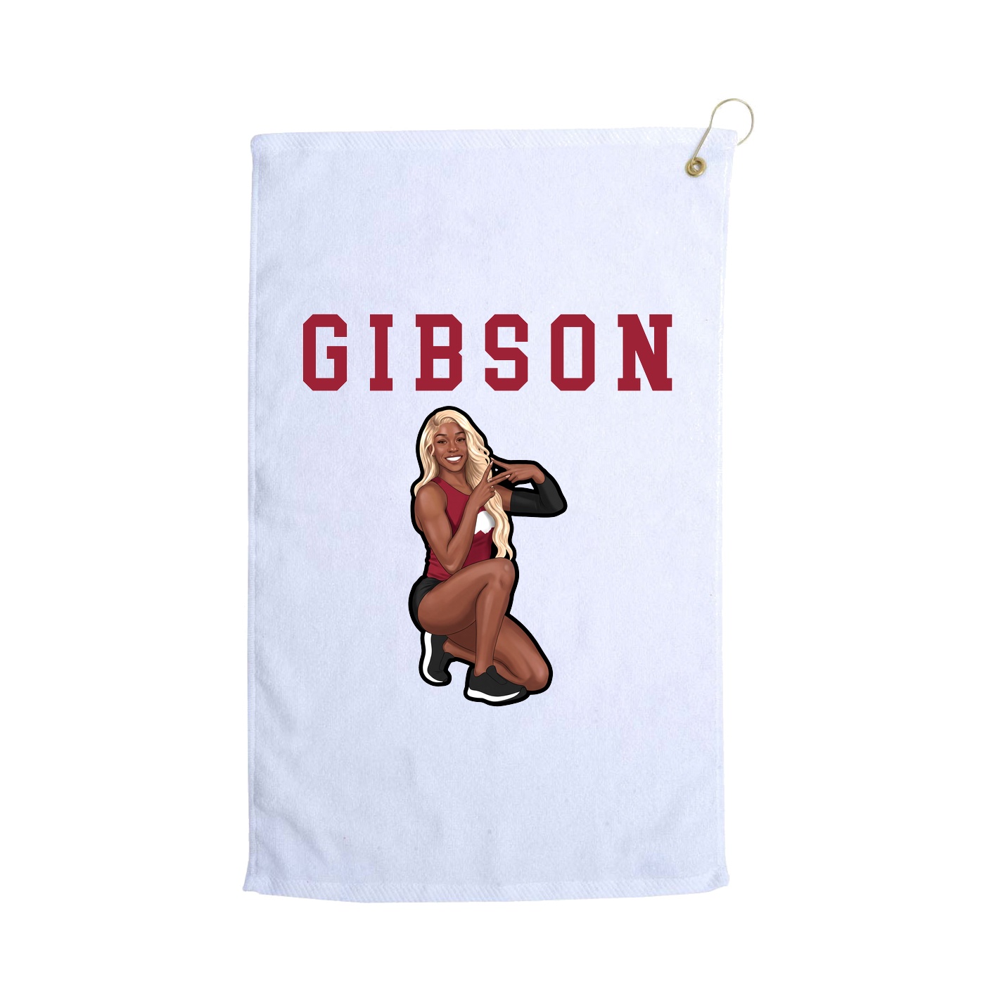Golf Towel — Shirsey in White