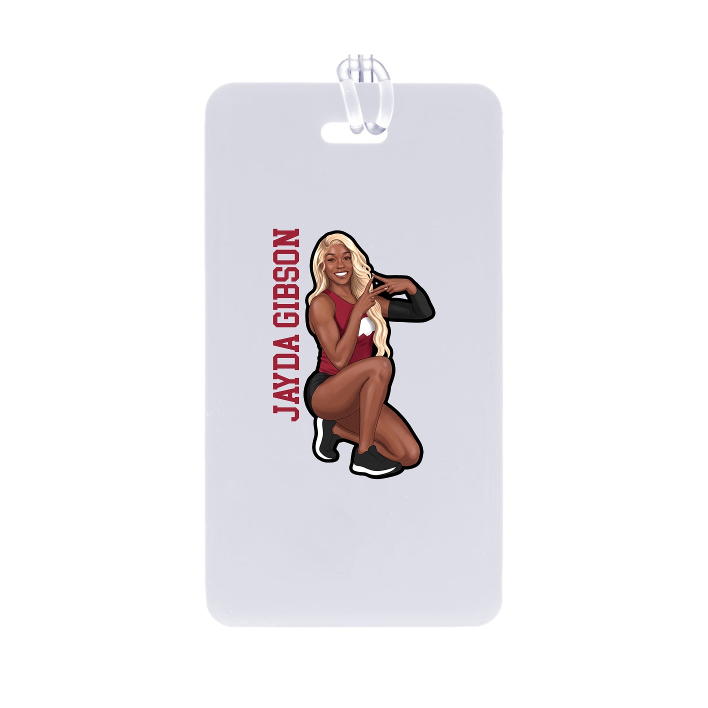 Bag Tag — Name Vertical in Classic