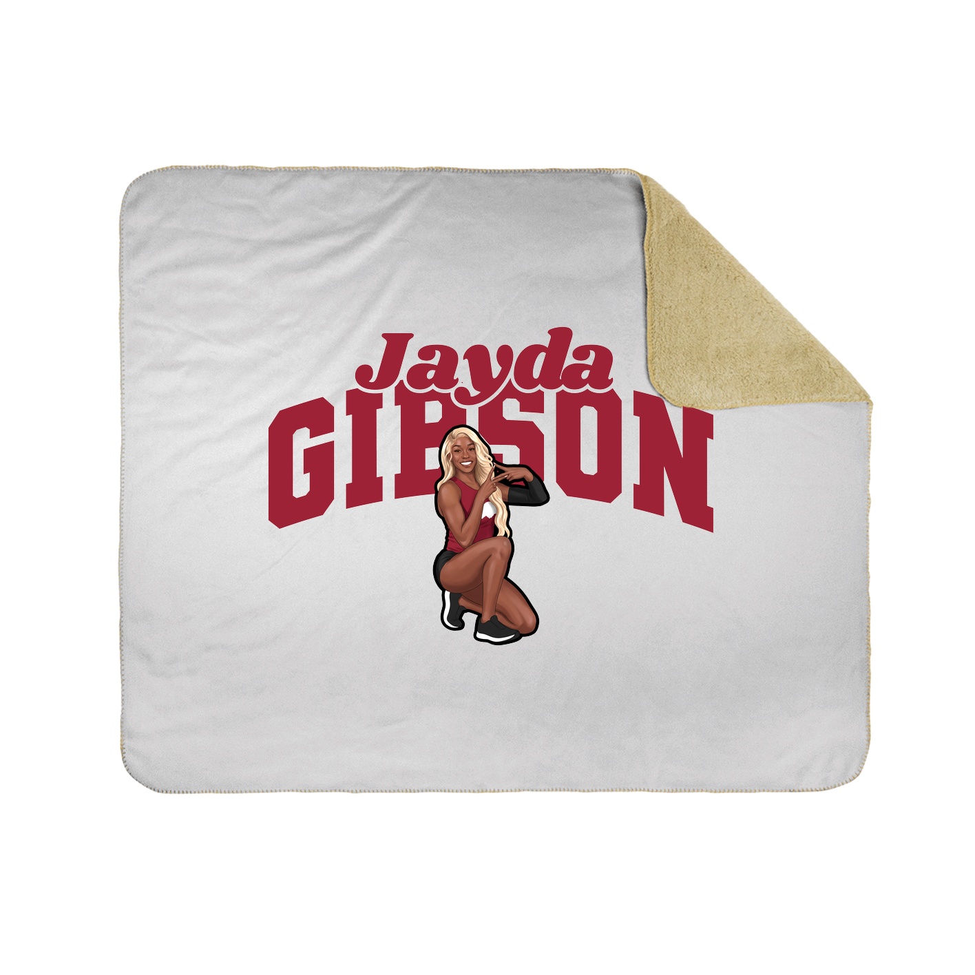Throw Blanket — Signature Arch in White