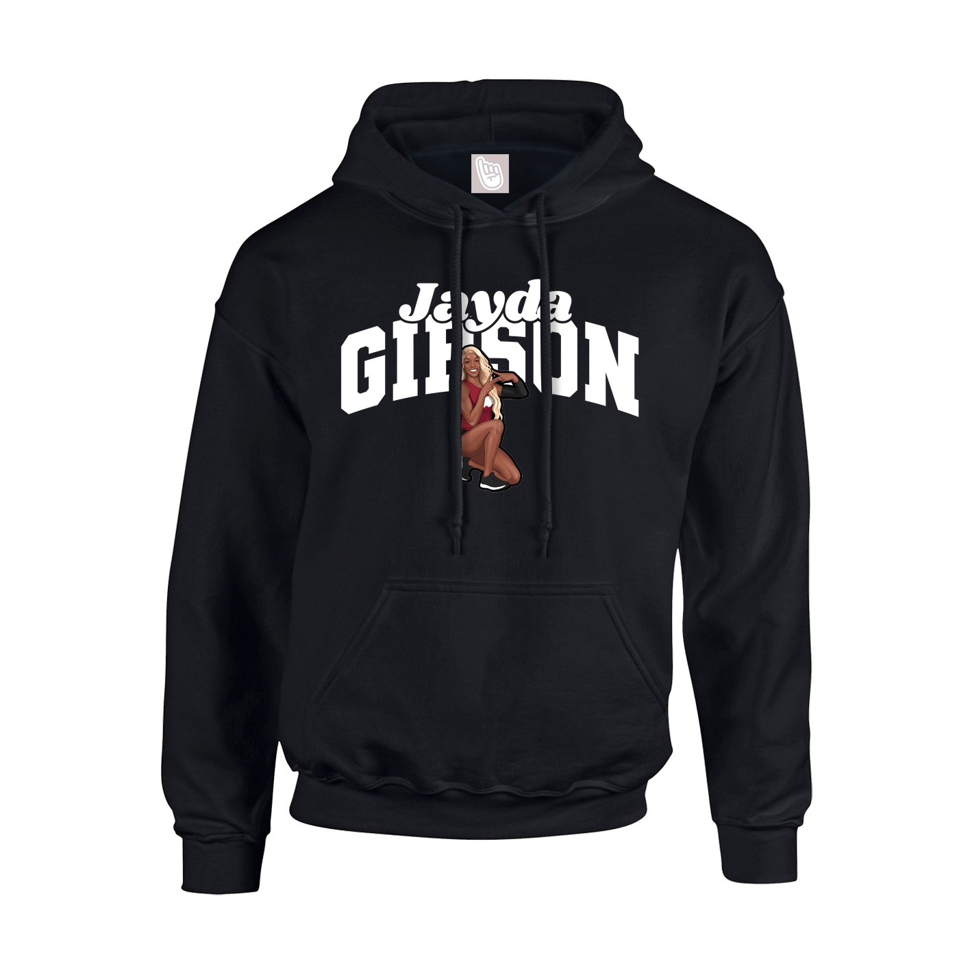 Hoodie — Signature Arch in Black