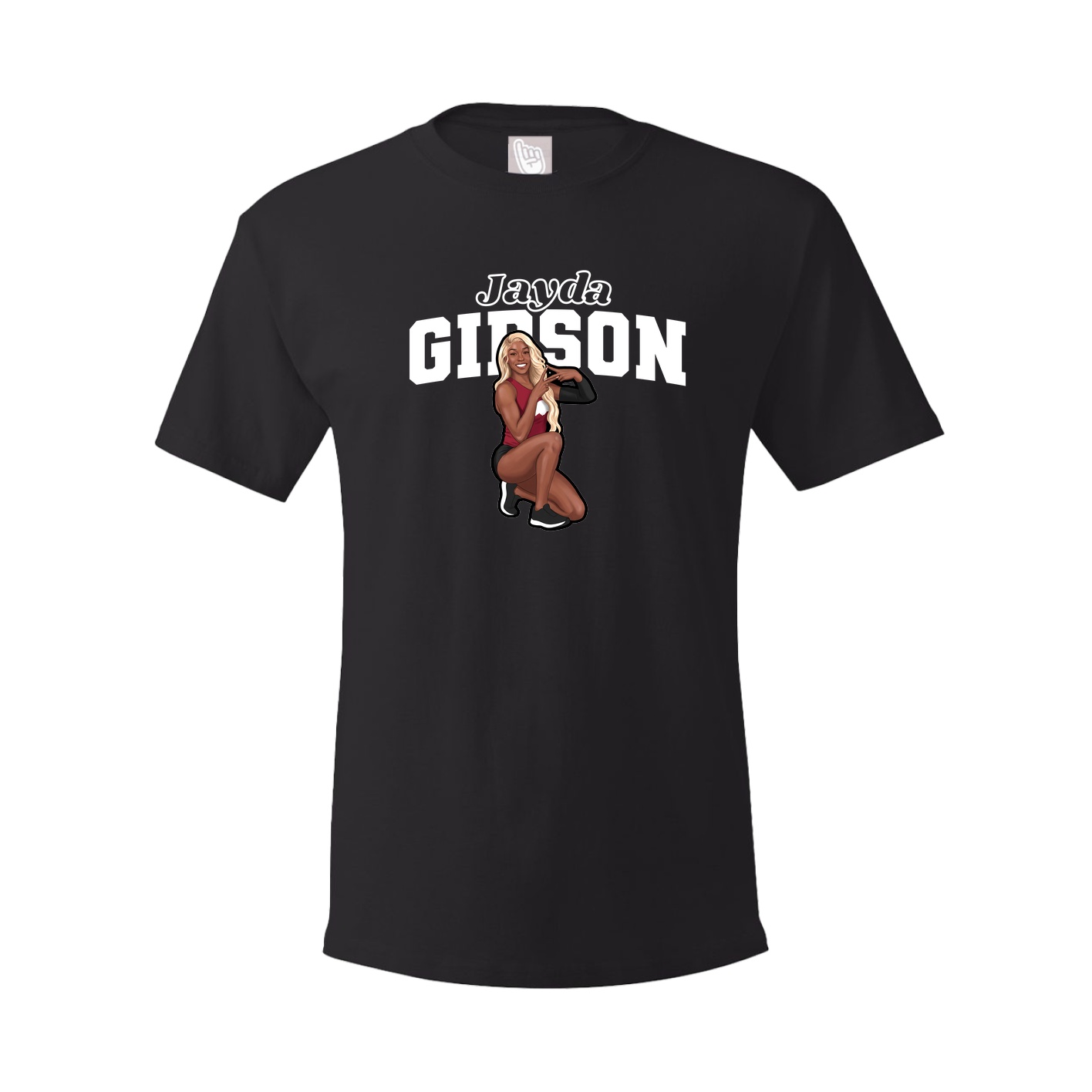 Youth Tee — Name Arch in Black