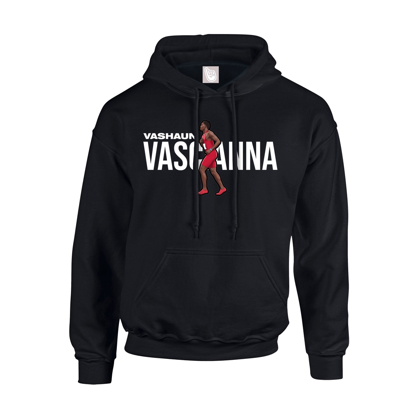 Youth Hoodie — Player Name in Black