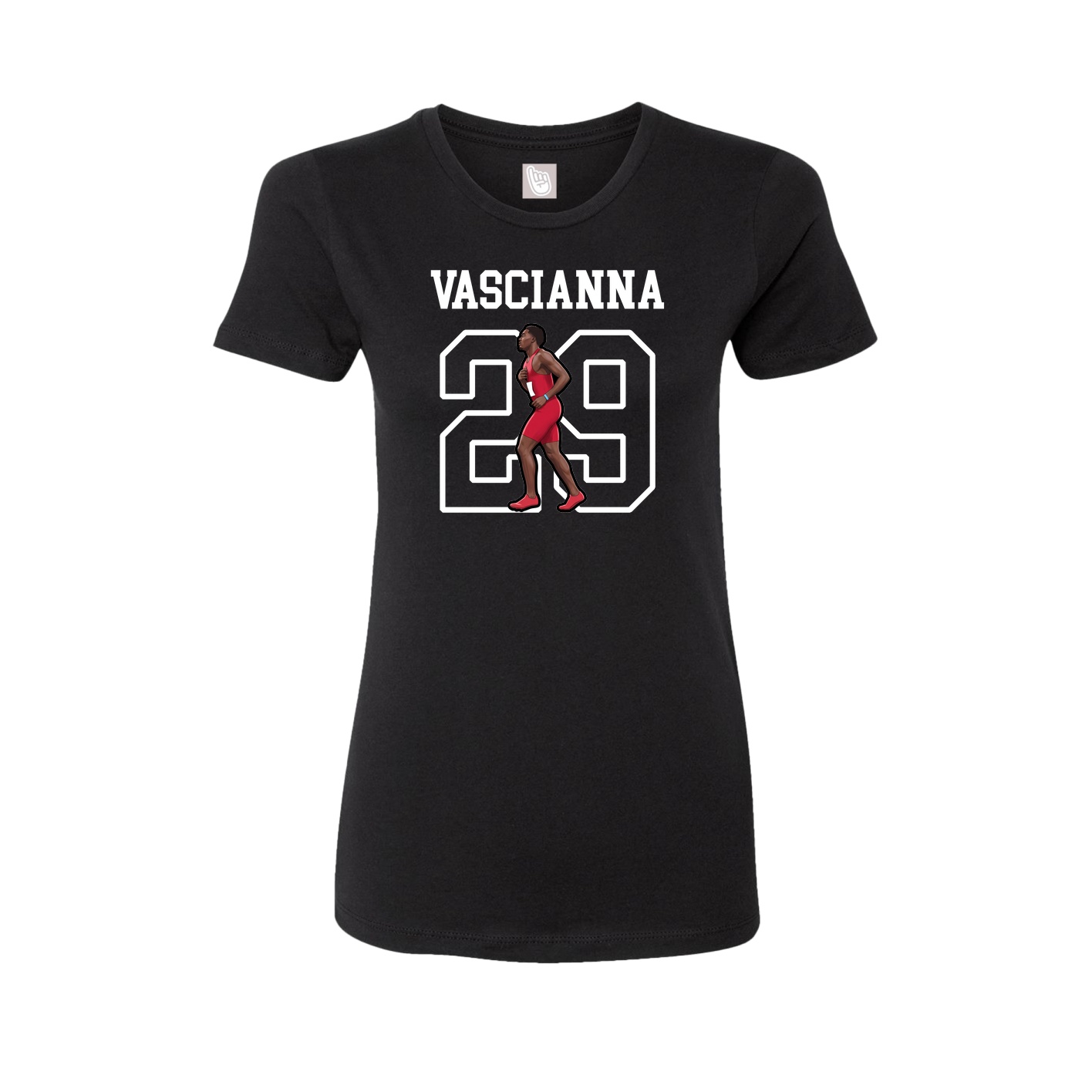 Fitted Women's Tee — Shirsey in Black