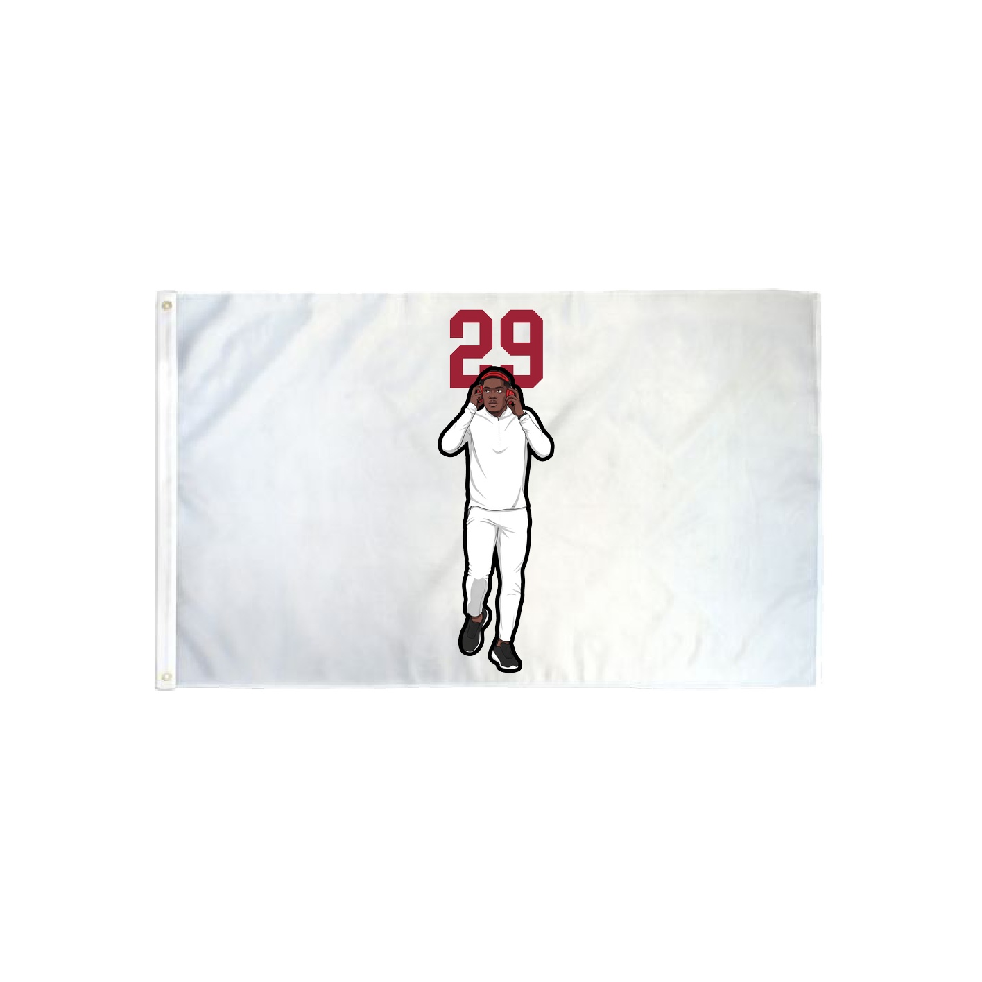 3x5 Flag — Number Top in Classic
