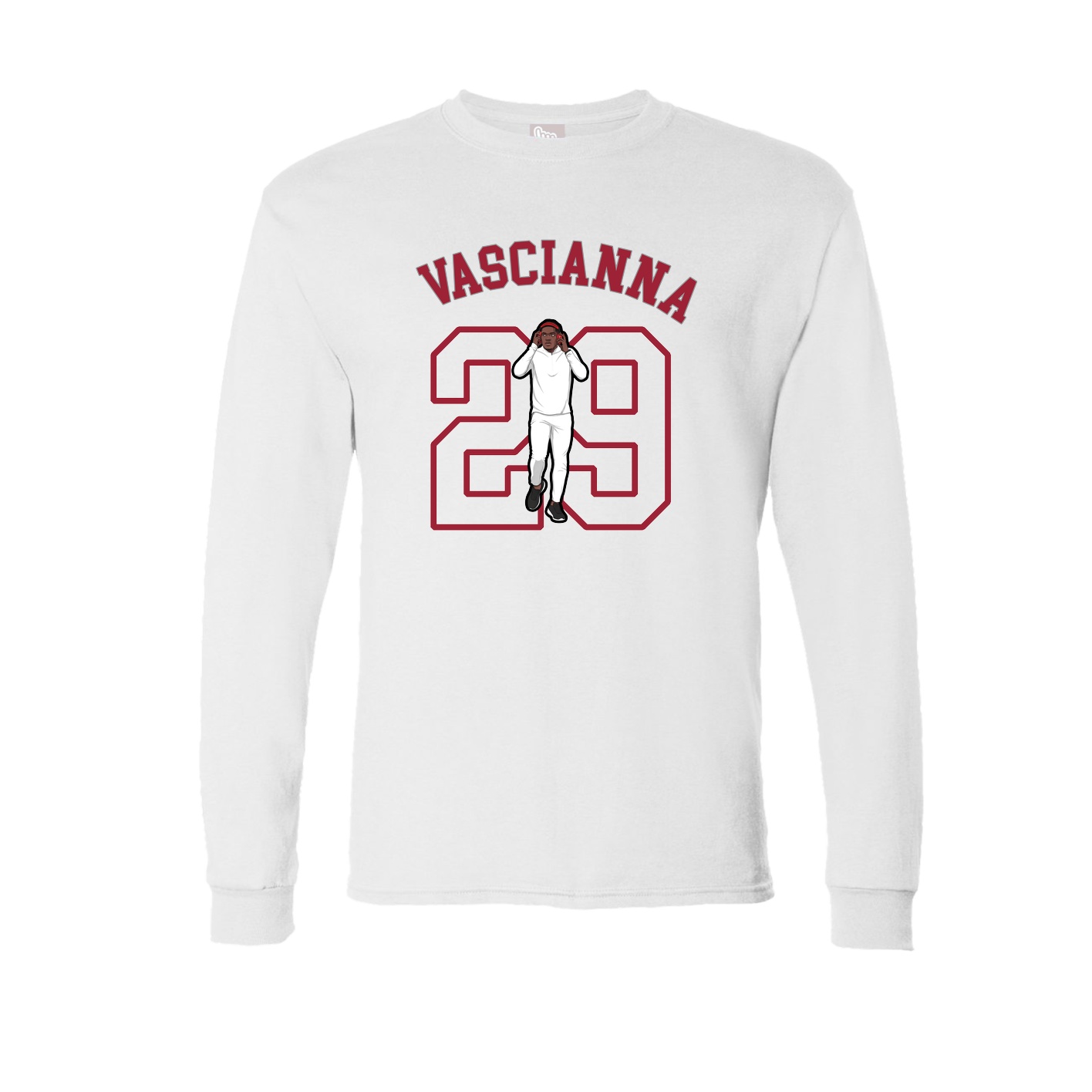 Long Sleeve Tee — Shirsey Arch in White