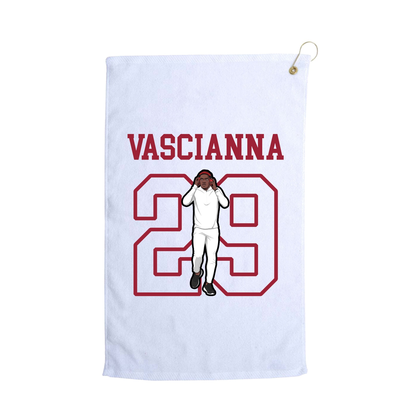 Golf Towel — Shirsey in White