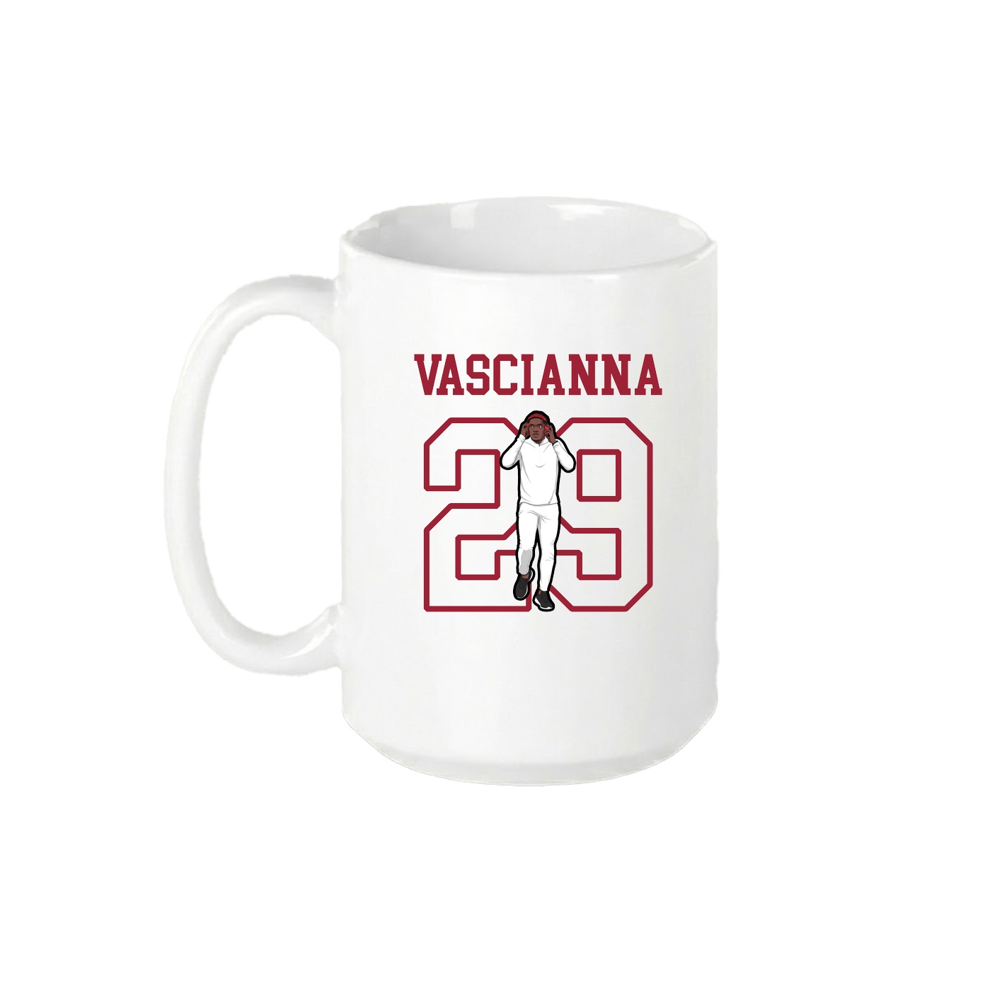 15oz Coffee Mug — Shirsey in White