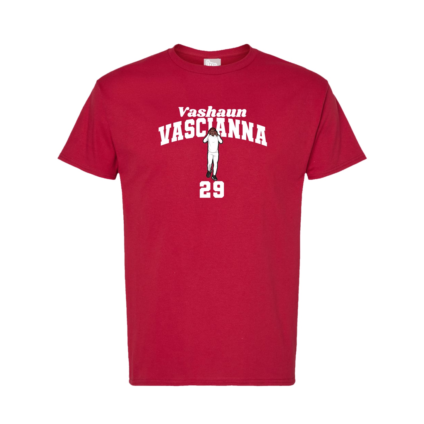 Tee — Signature Arch in Crimson