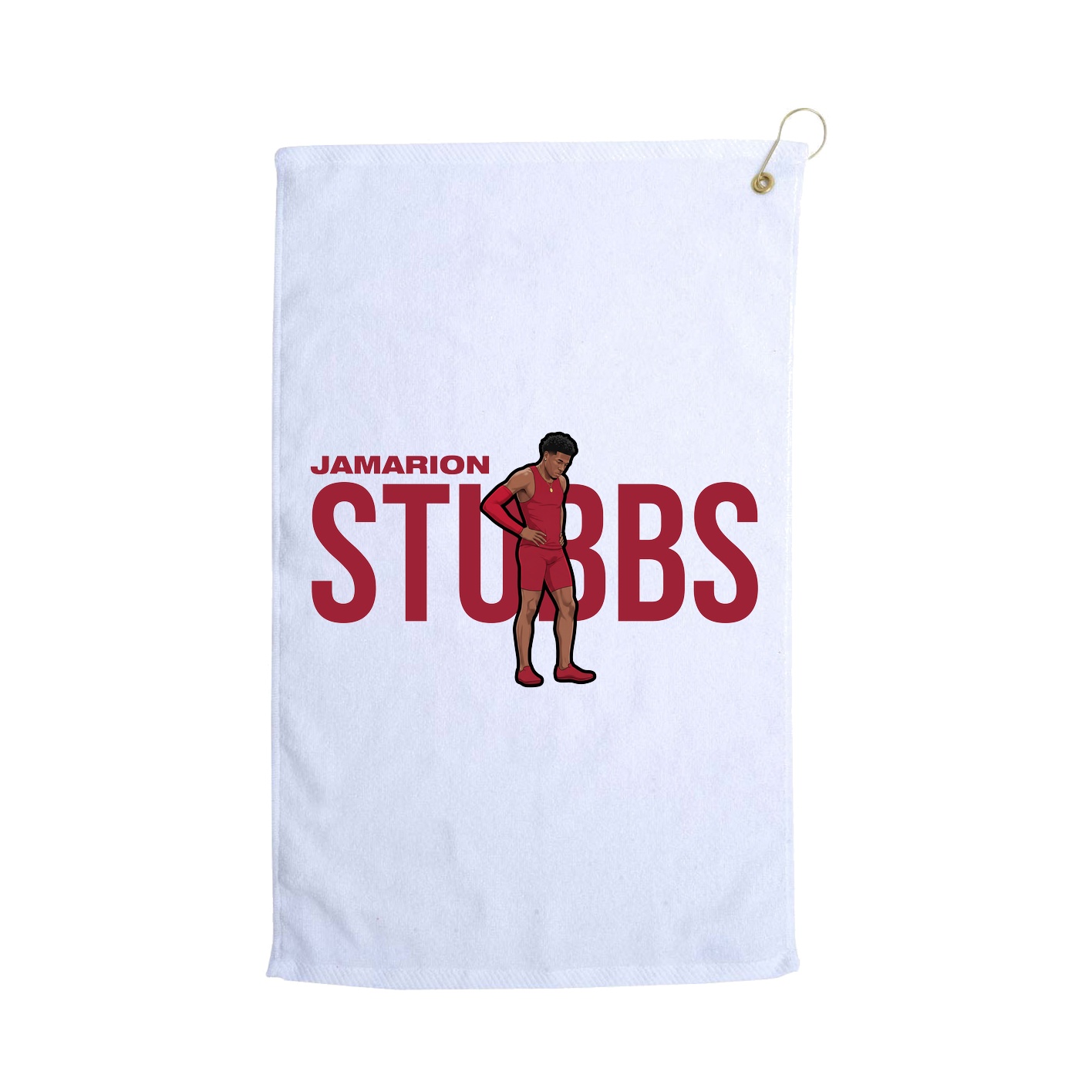 Golf Towel — Player Name in White