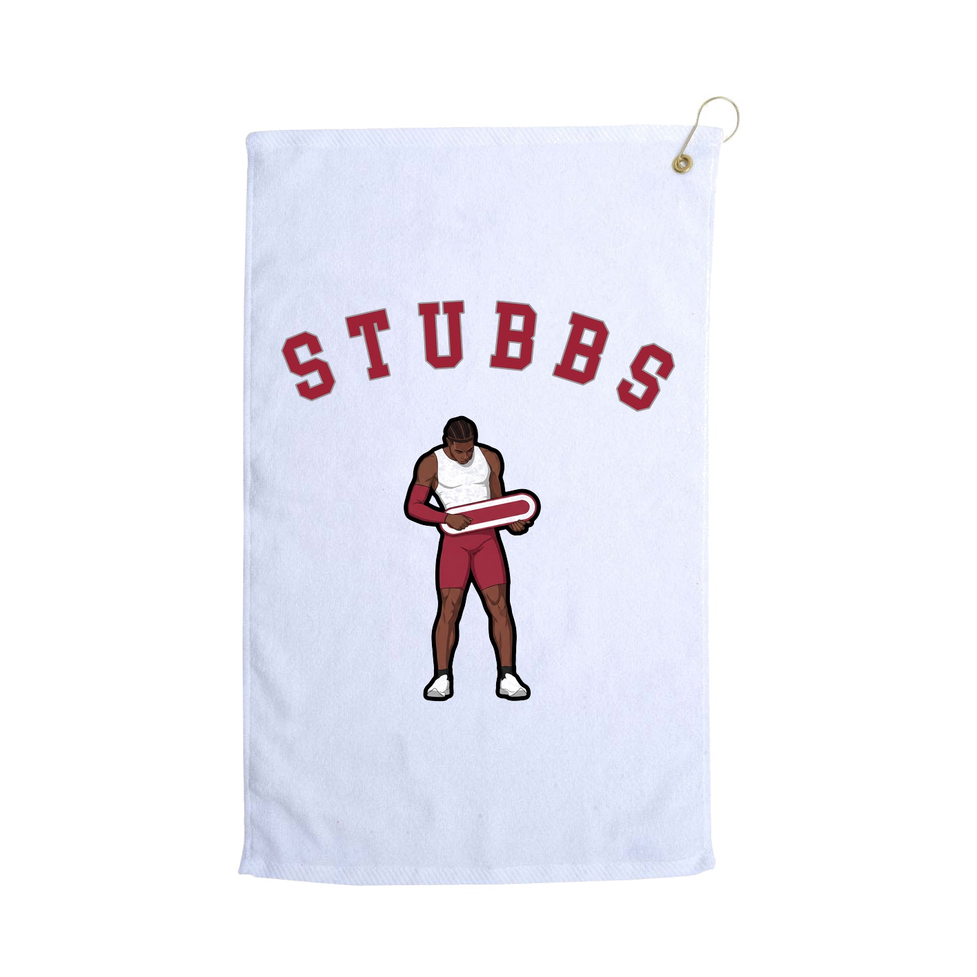 Golf Towel — Shirsey Arch in White
