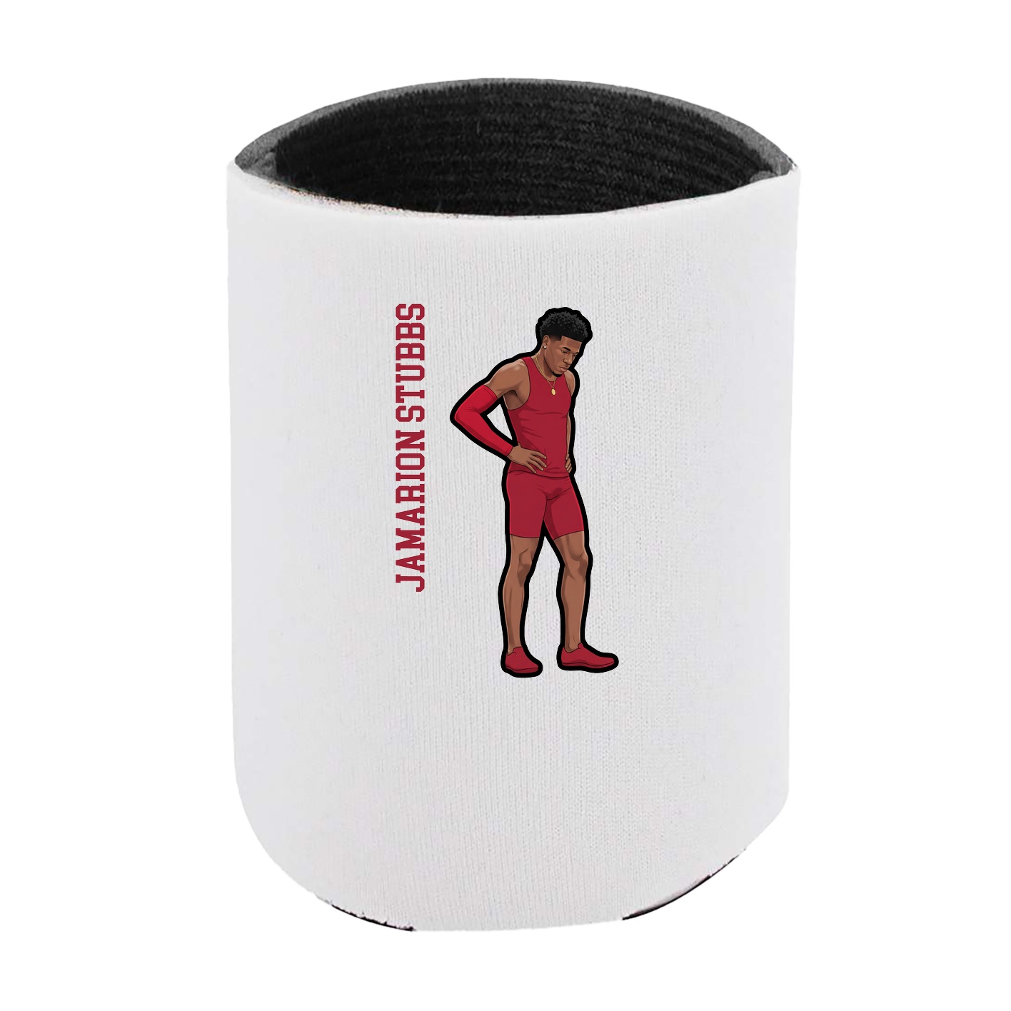 Can Holder — Name Vertical in White