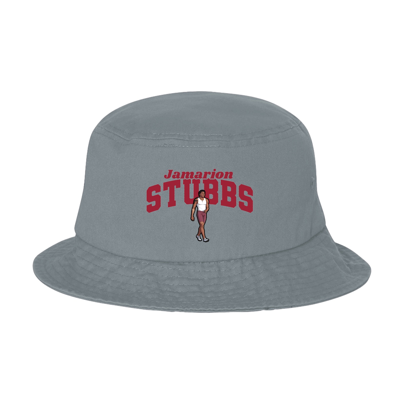 Bucket Cap — Signature Arch in Grey