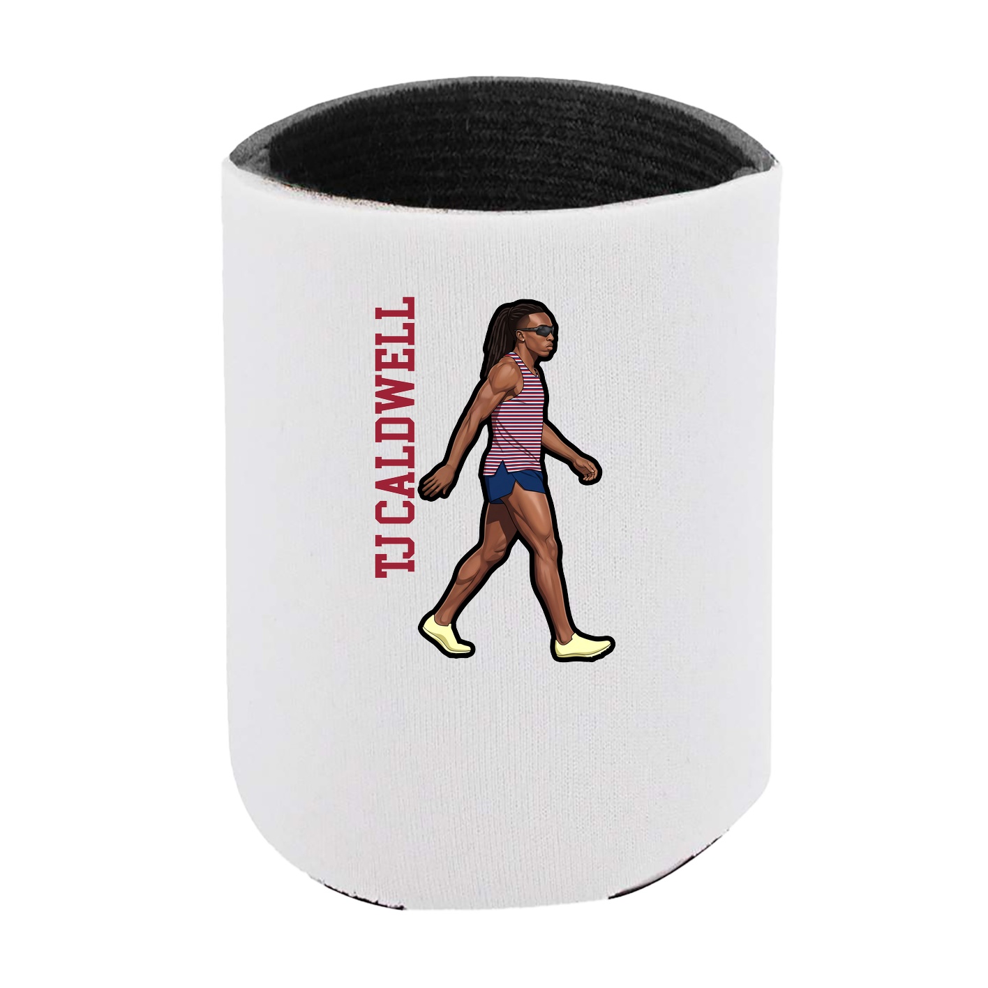 Can Holder — Name Vertical in White