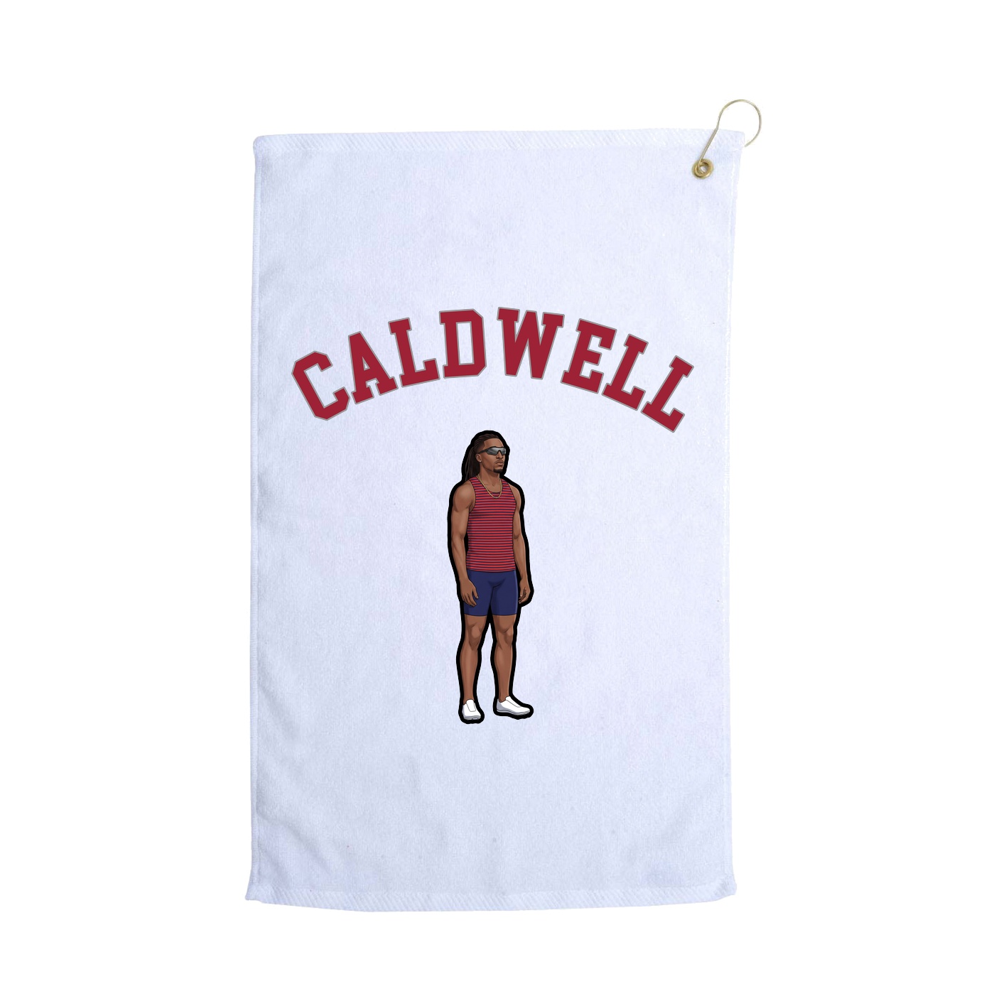 Golf Towel — Shirsey Arch in White