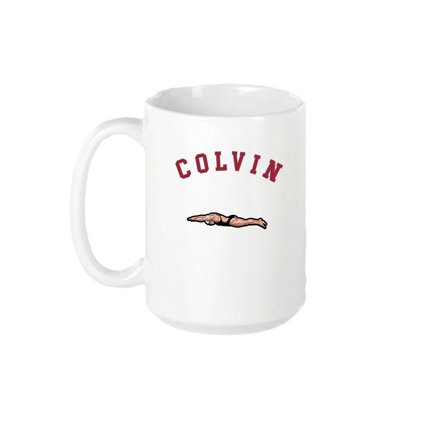 15oz Coffee Mug — Shirsey Arch in White