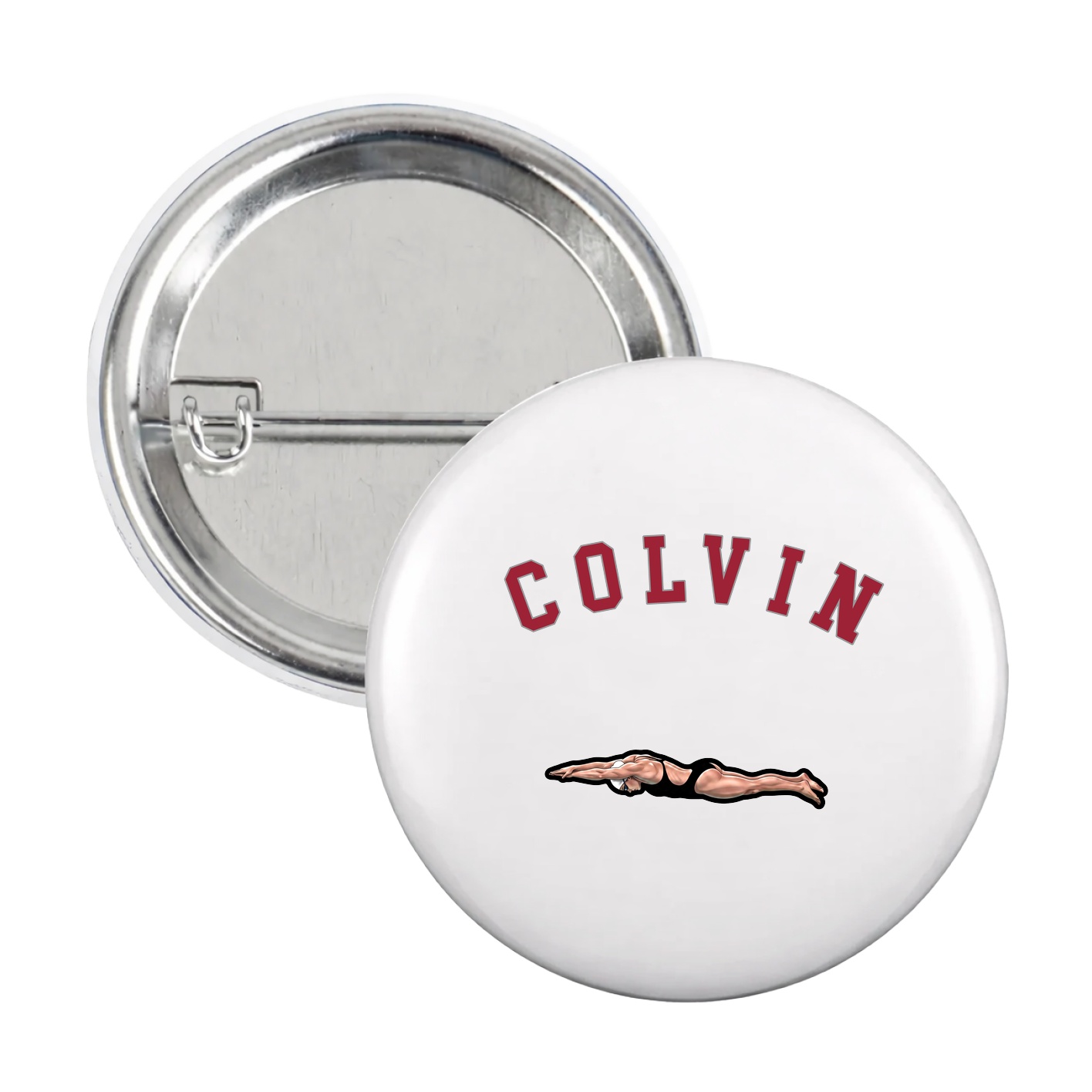 Game Day Button — Shirsey Arch in White