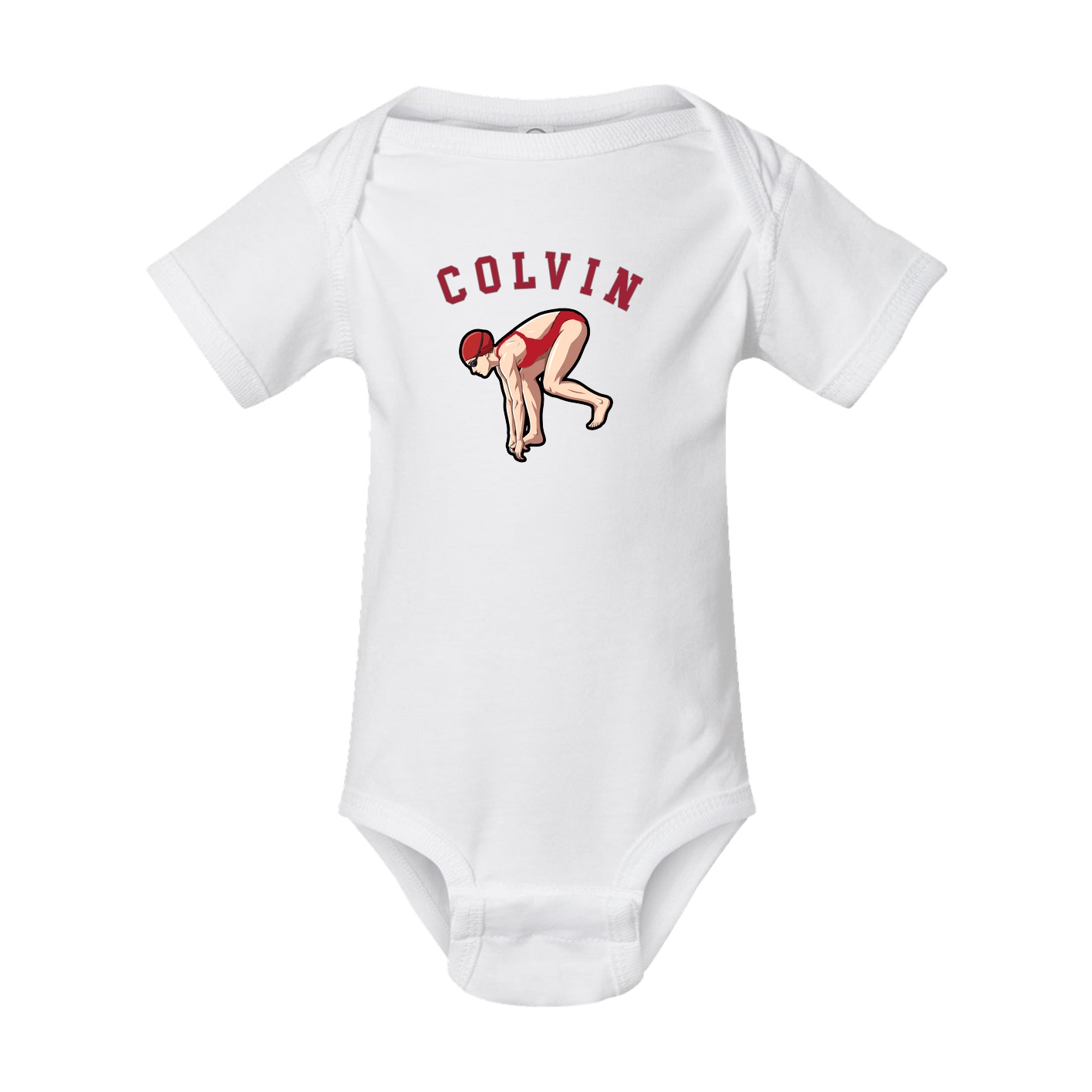 Baby Onesie — Shirsey Arch in White