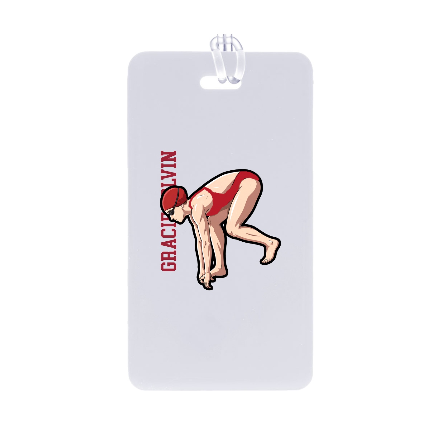 Bag Tag — Name Vertical in Classic