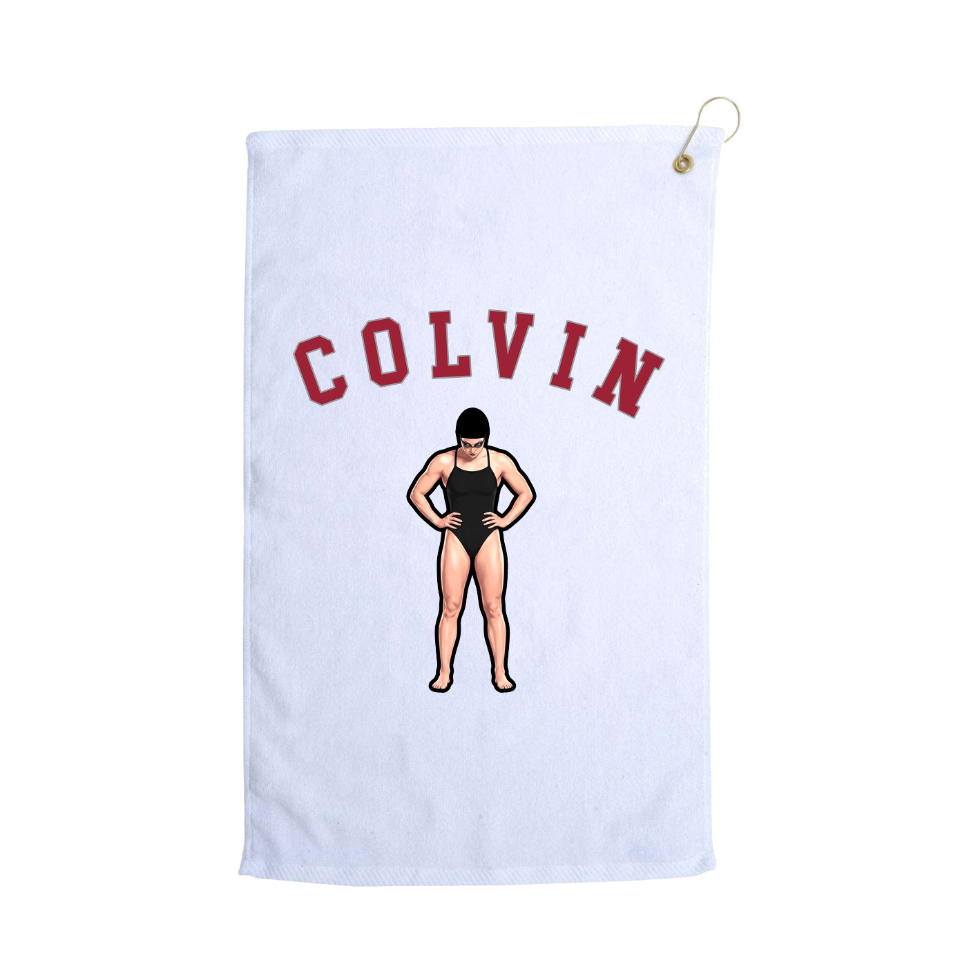 Golf Towel — Shirsey Arch in White