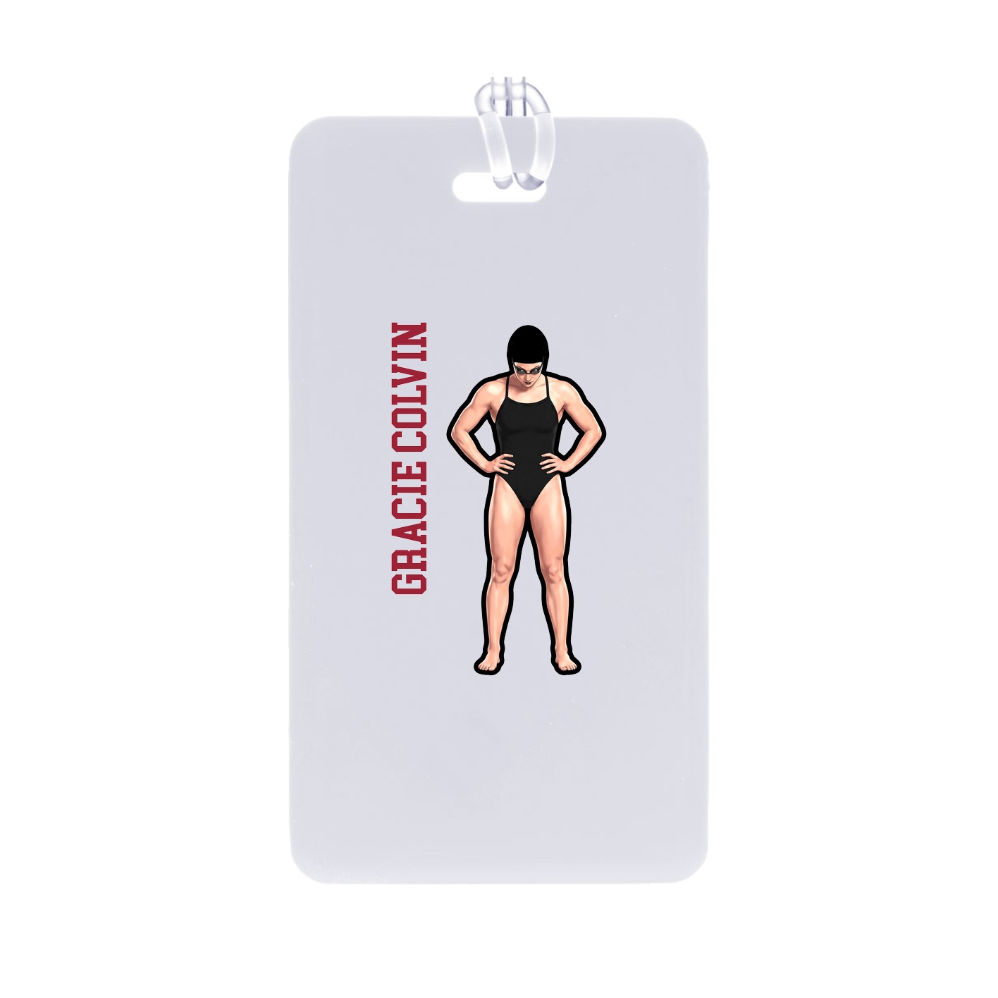 Bag Tag — Name Vertical in Classic