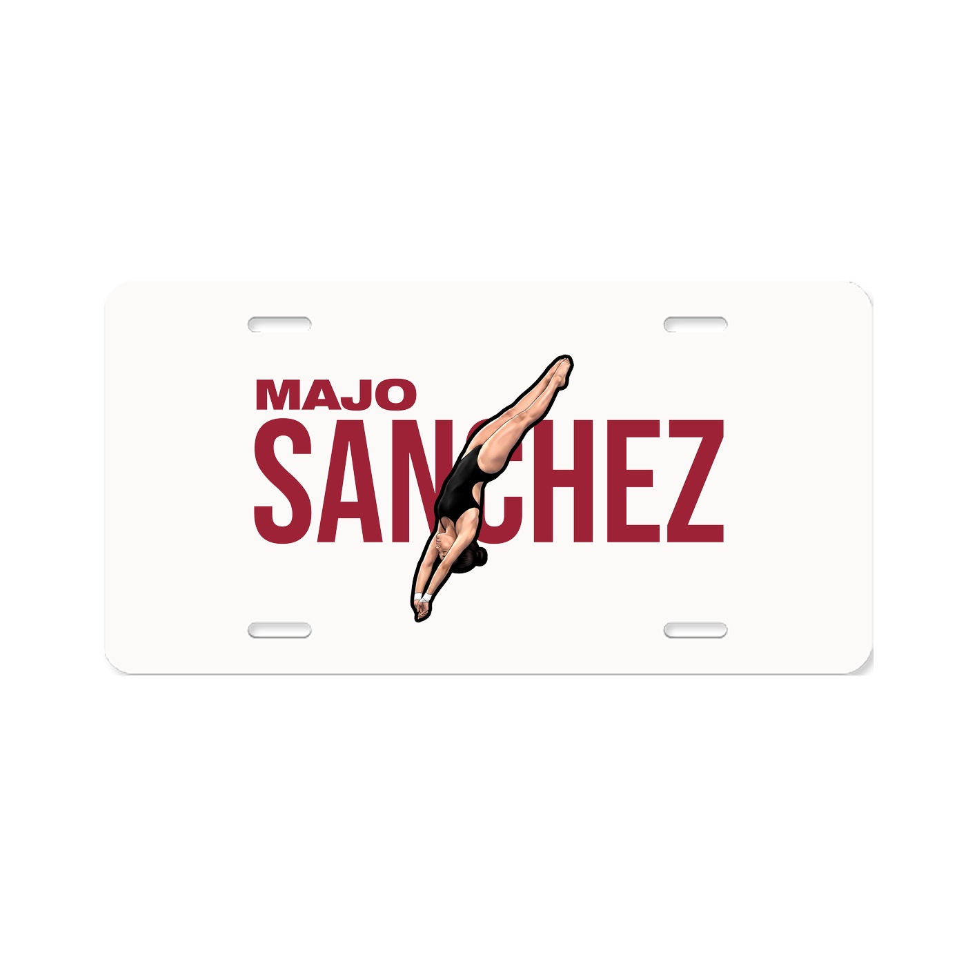 License Plate — Player Name in Classic
