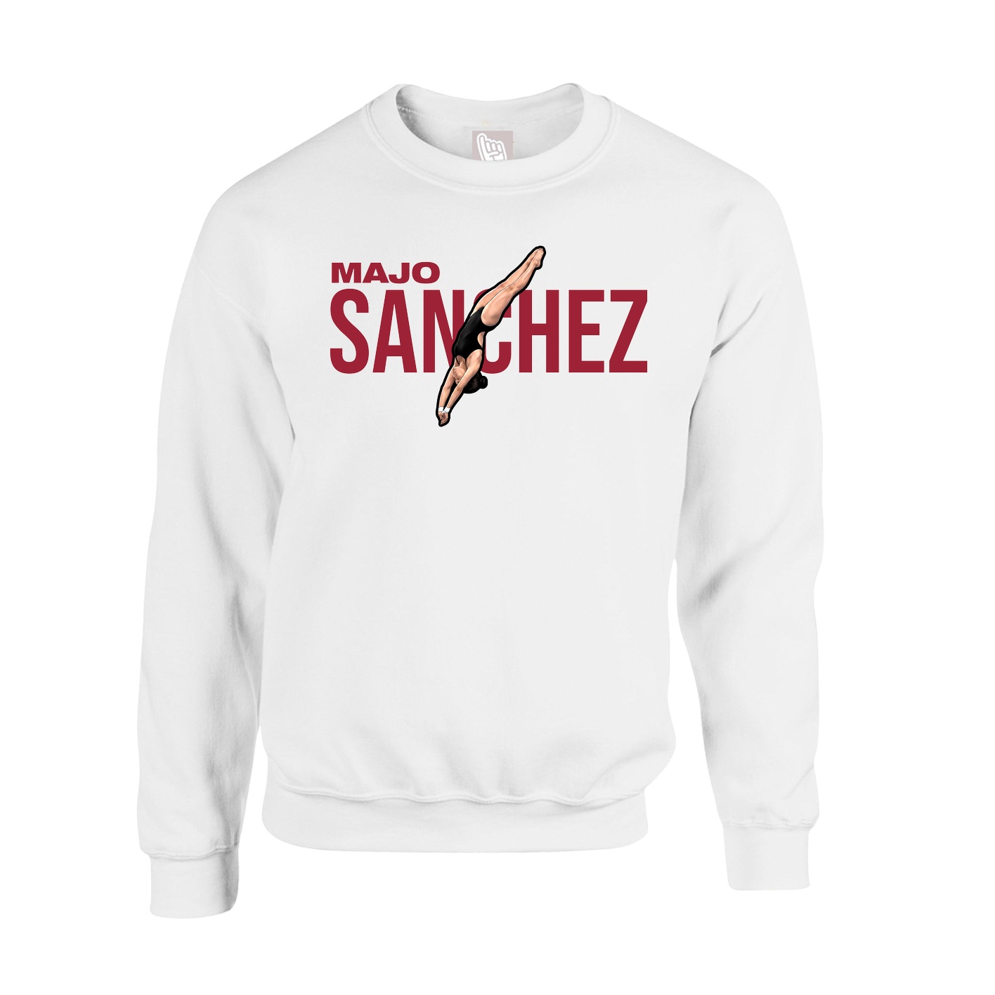 Fleece Crew — Player Name in White