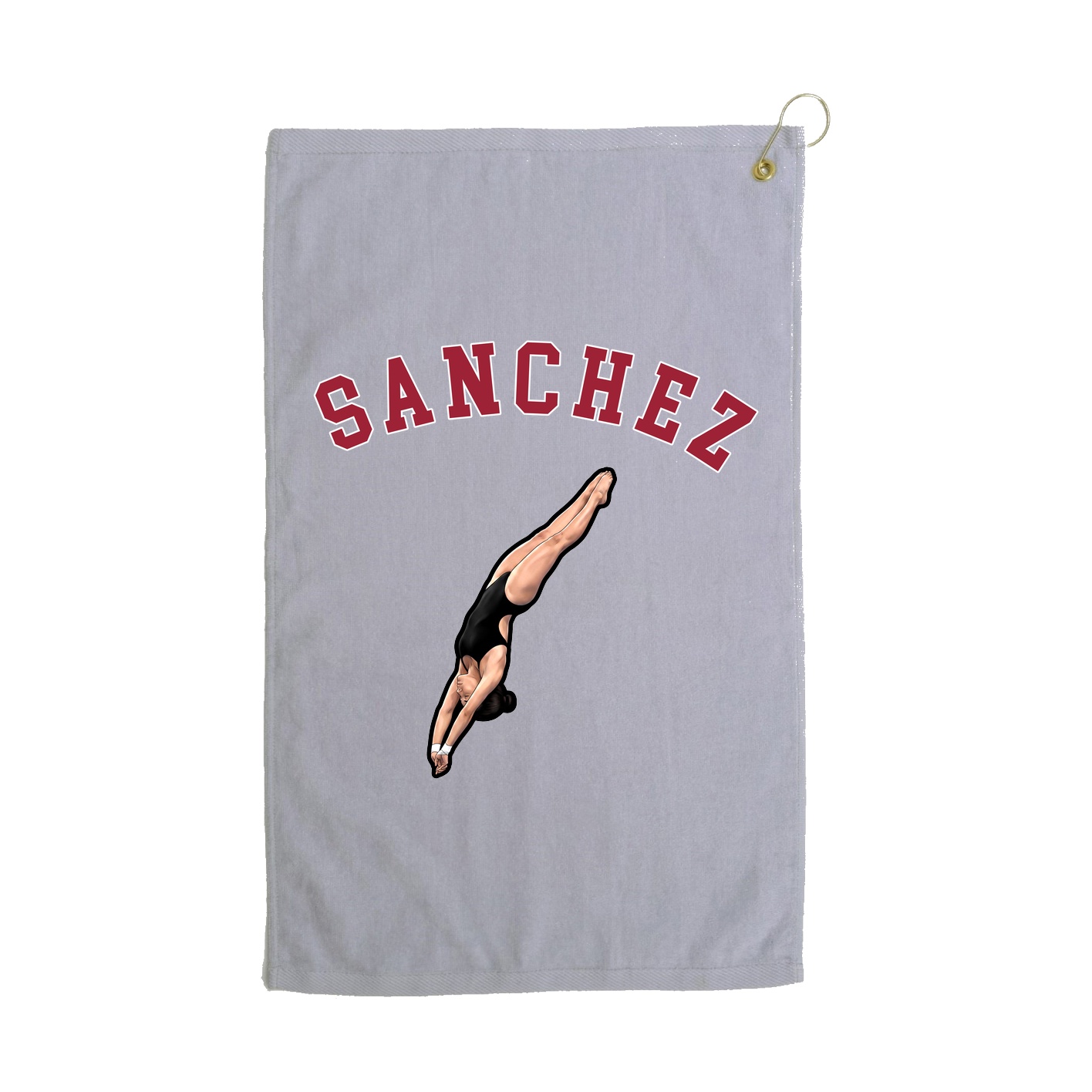 Golf Towel — Shirsey Arch in Grey