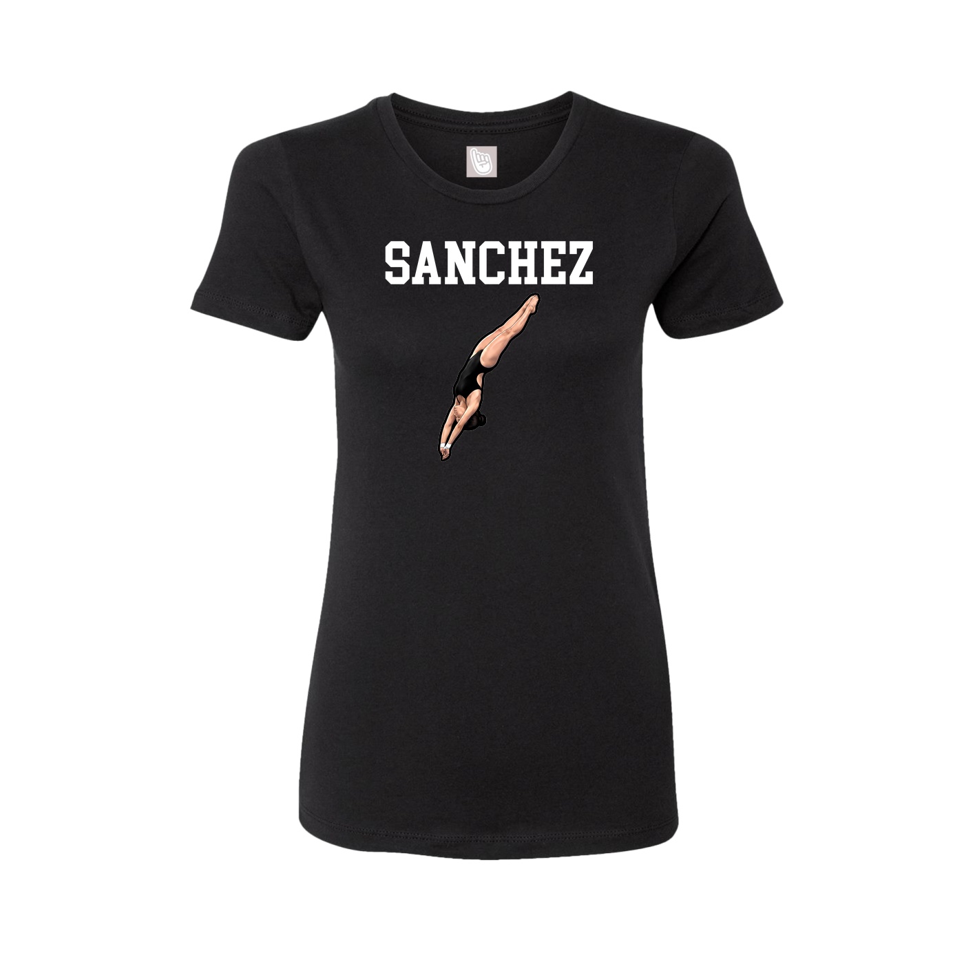 Fitted Women's Tee — Shirsey in Black