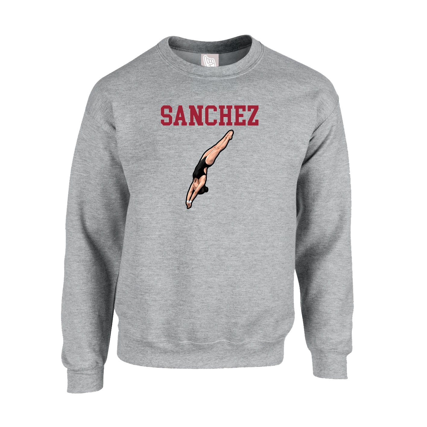 Fleece Crew — Shirsey in Grey
