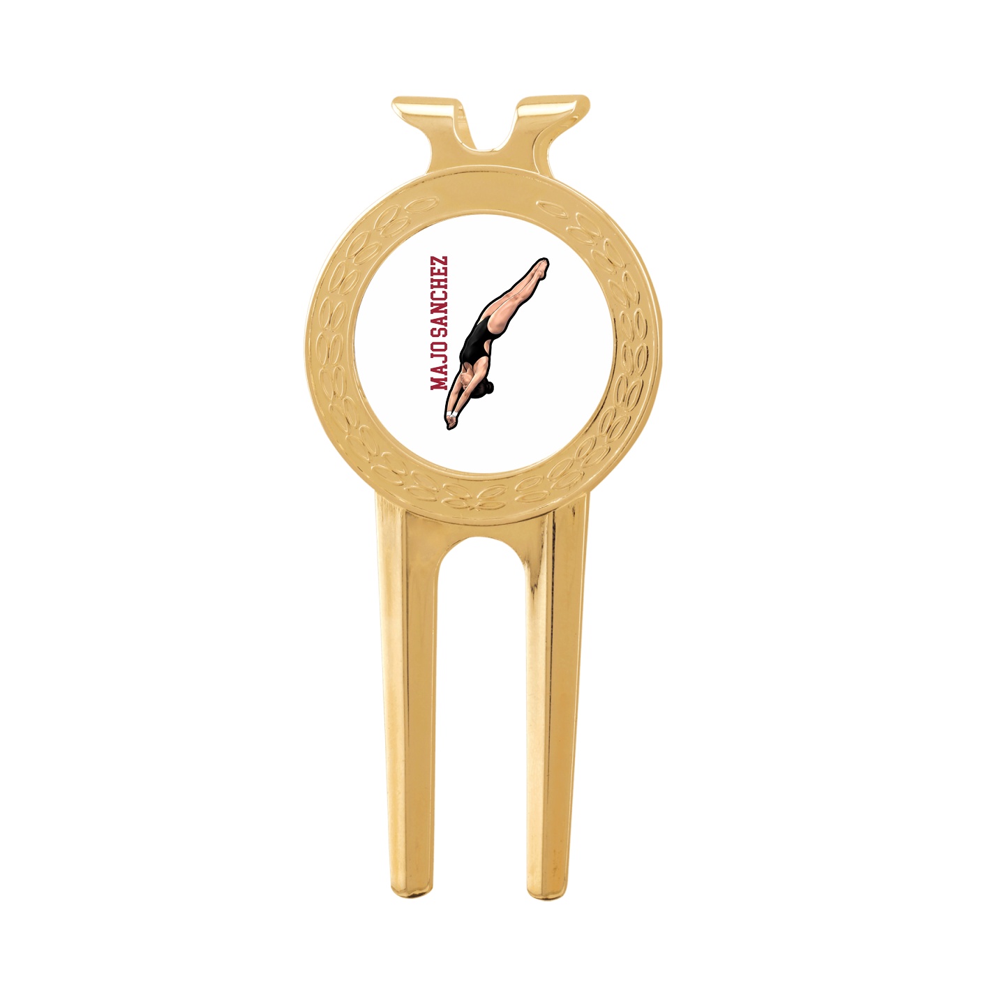 Divot Tool with Ball Marker — Name Vertical in Classic